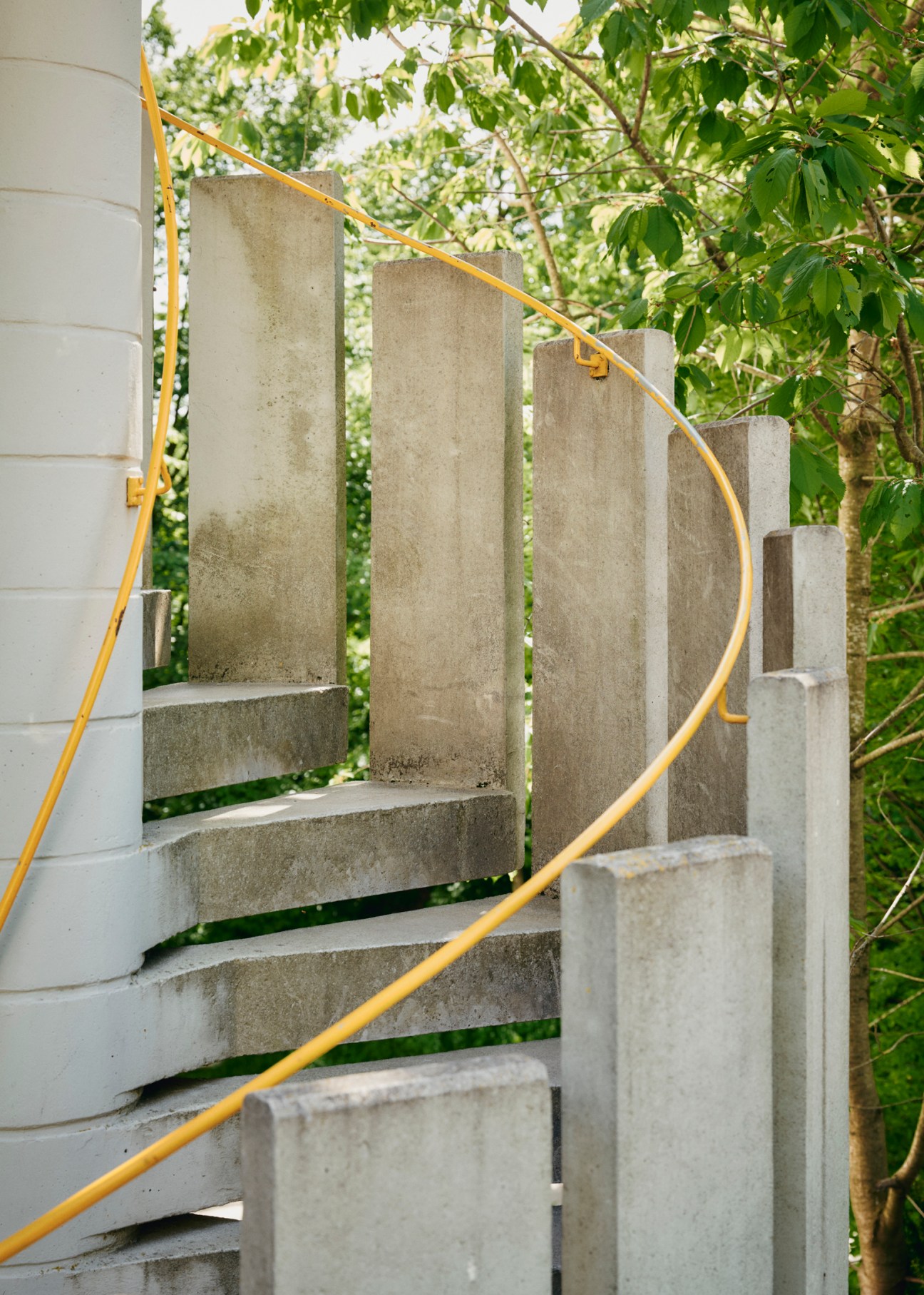 Outdoor staircase in Olympiapark