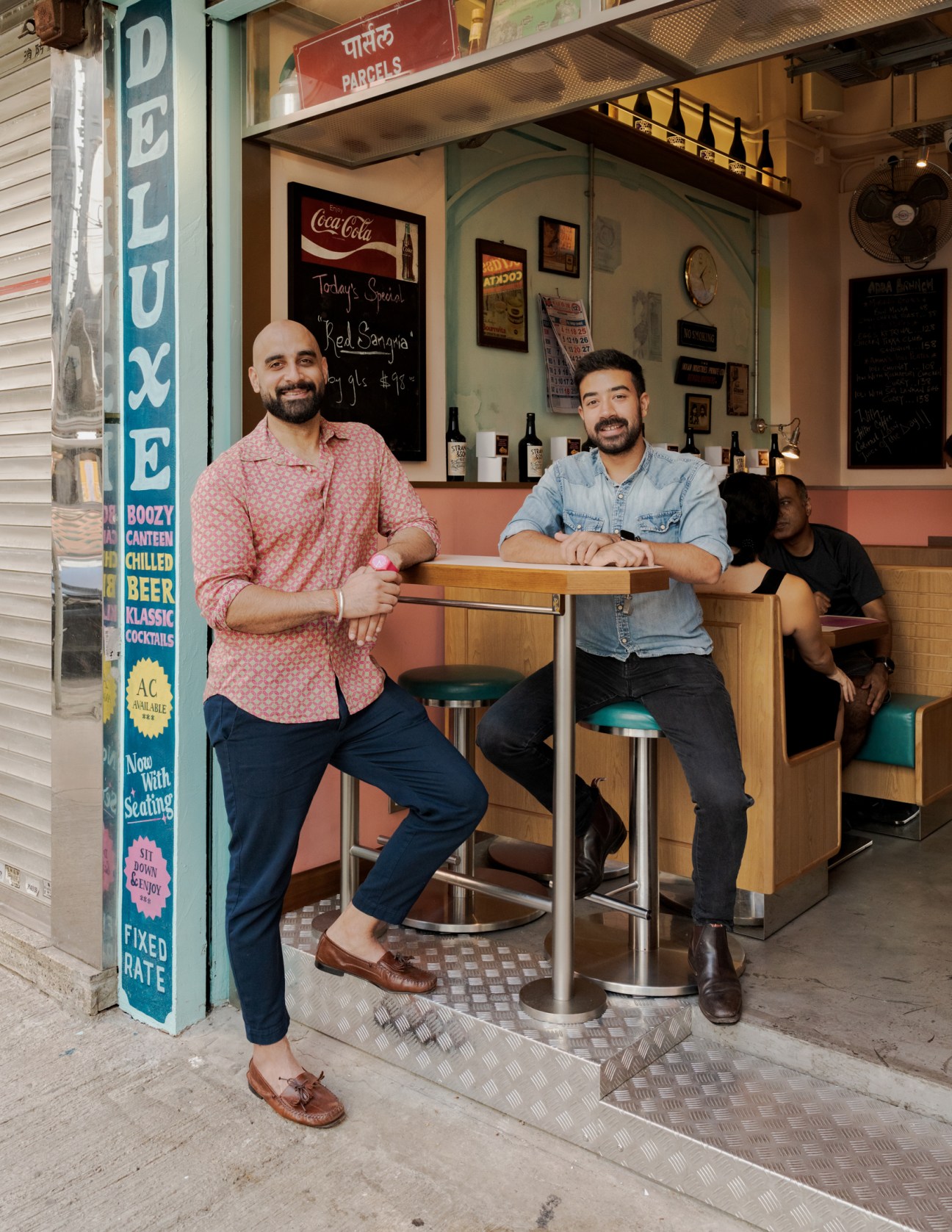 Tanvir Bhasin (on left) and Vidur Yadav