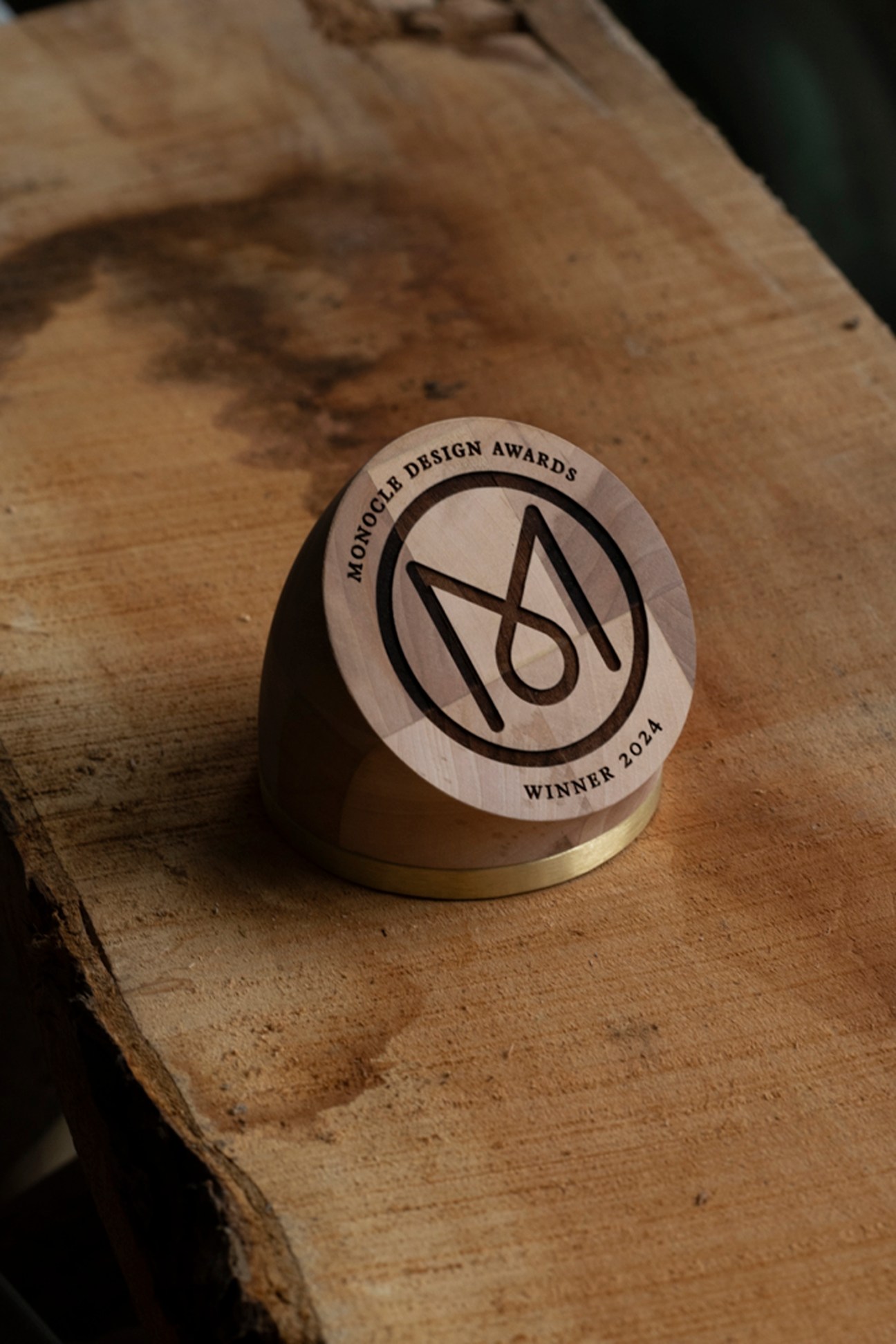 Harry Thaler’s 2024 Monocle Design Award trophy