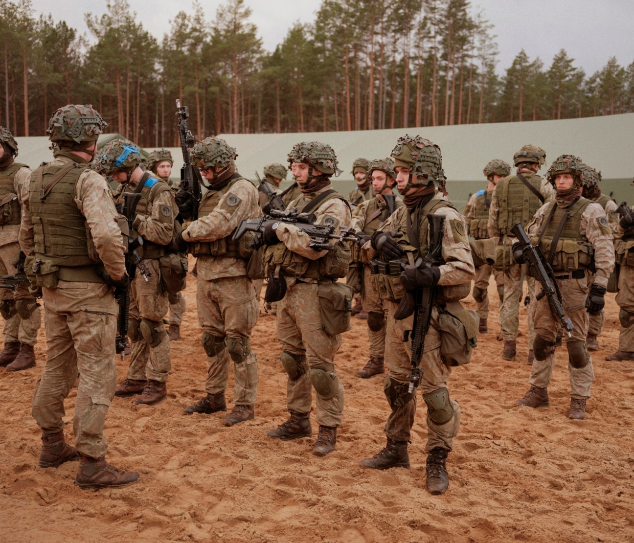 Lithuanian conscripts during Strong Griffin exercise