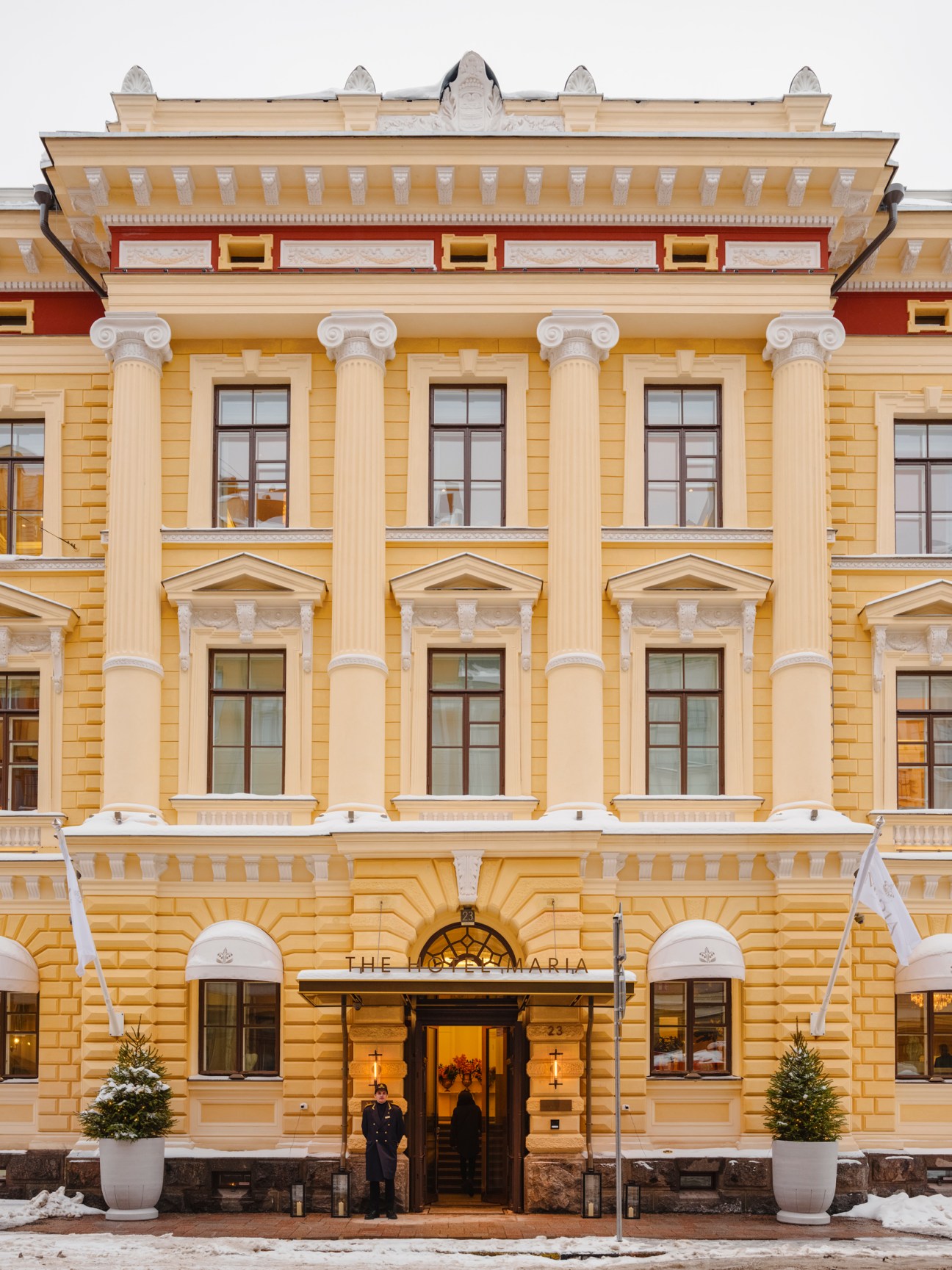 Exterior of The Hotel Maria in Helsinki