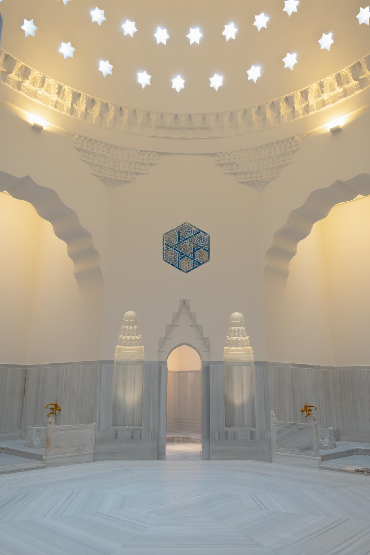  a traditional Turkish bath (hammam)