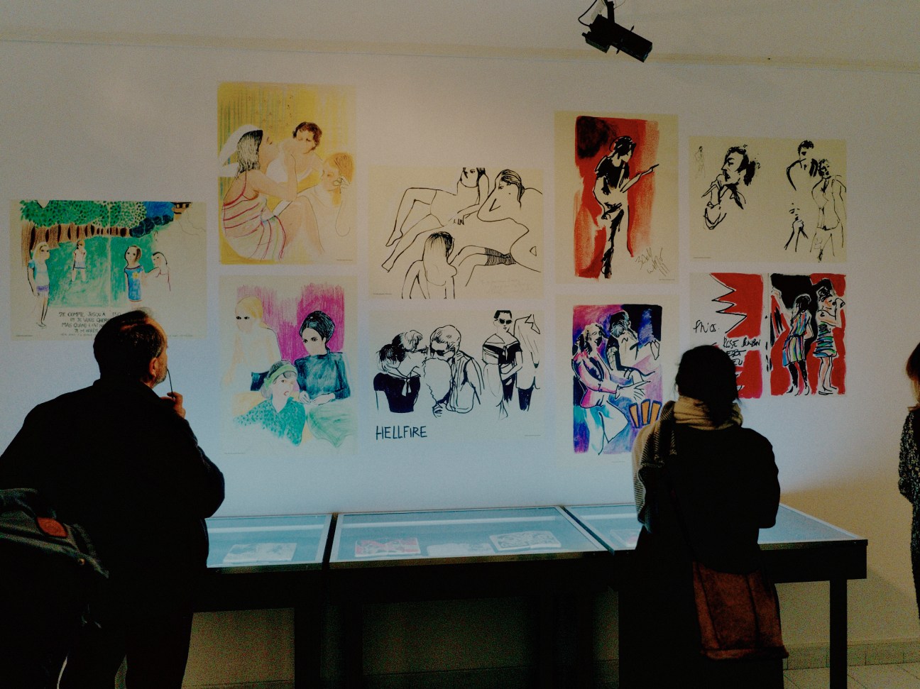 Comics have an even bigger impact on the wall
