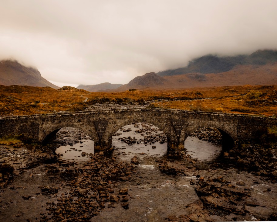 Old Bridge at Sligachan on Isle of Skye