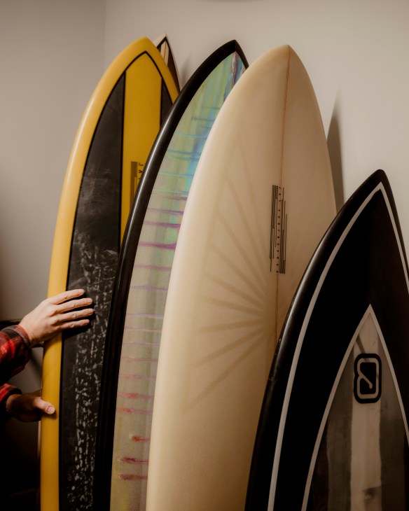 Handcrafted surfboard