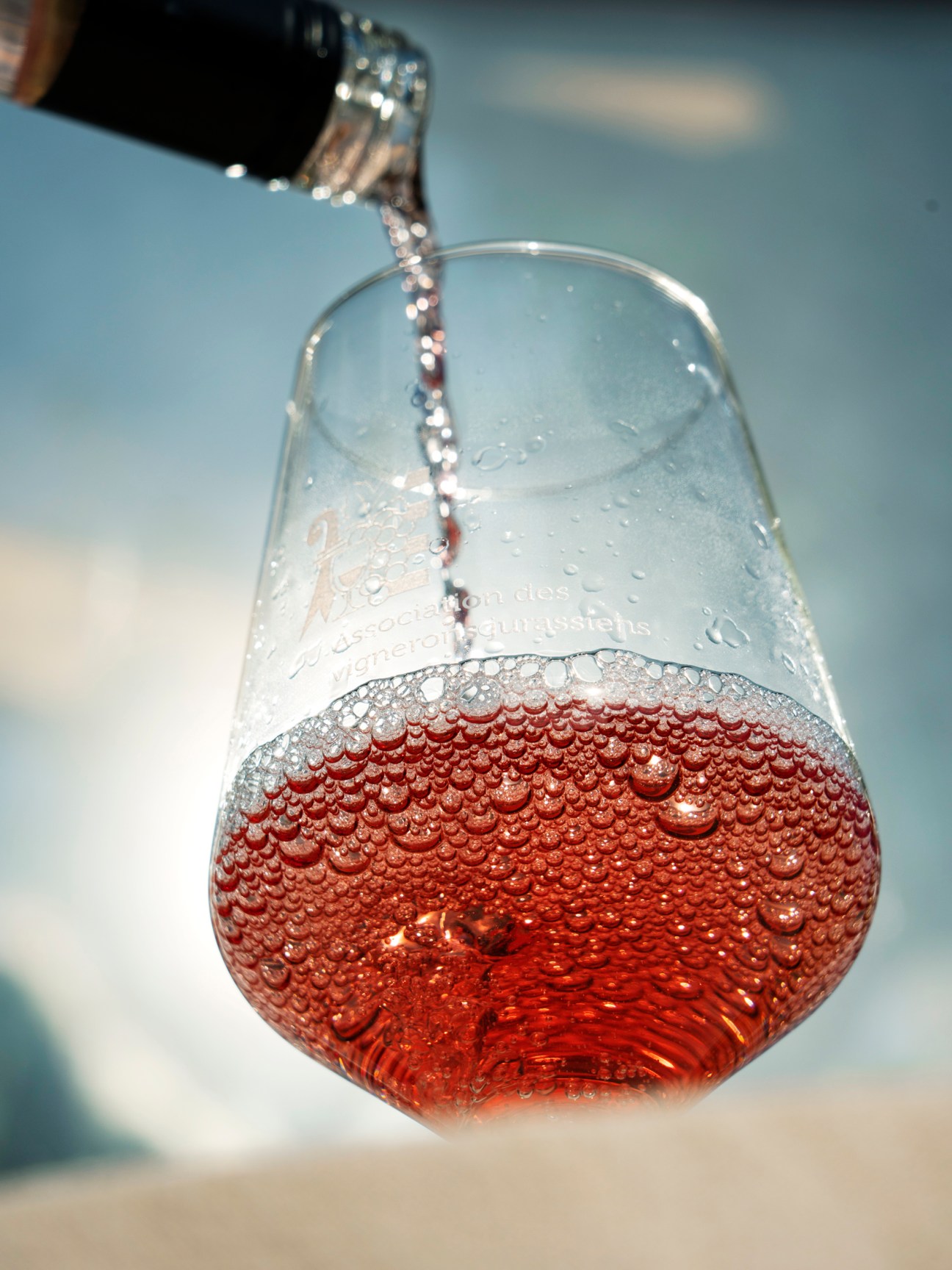 Sparkling rose