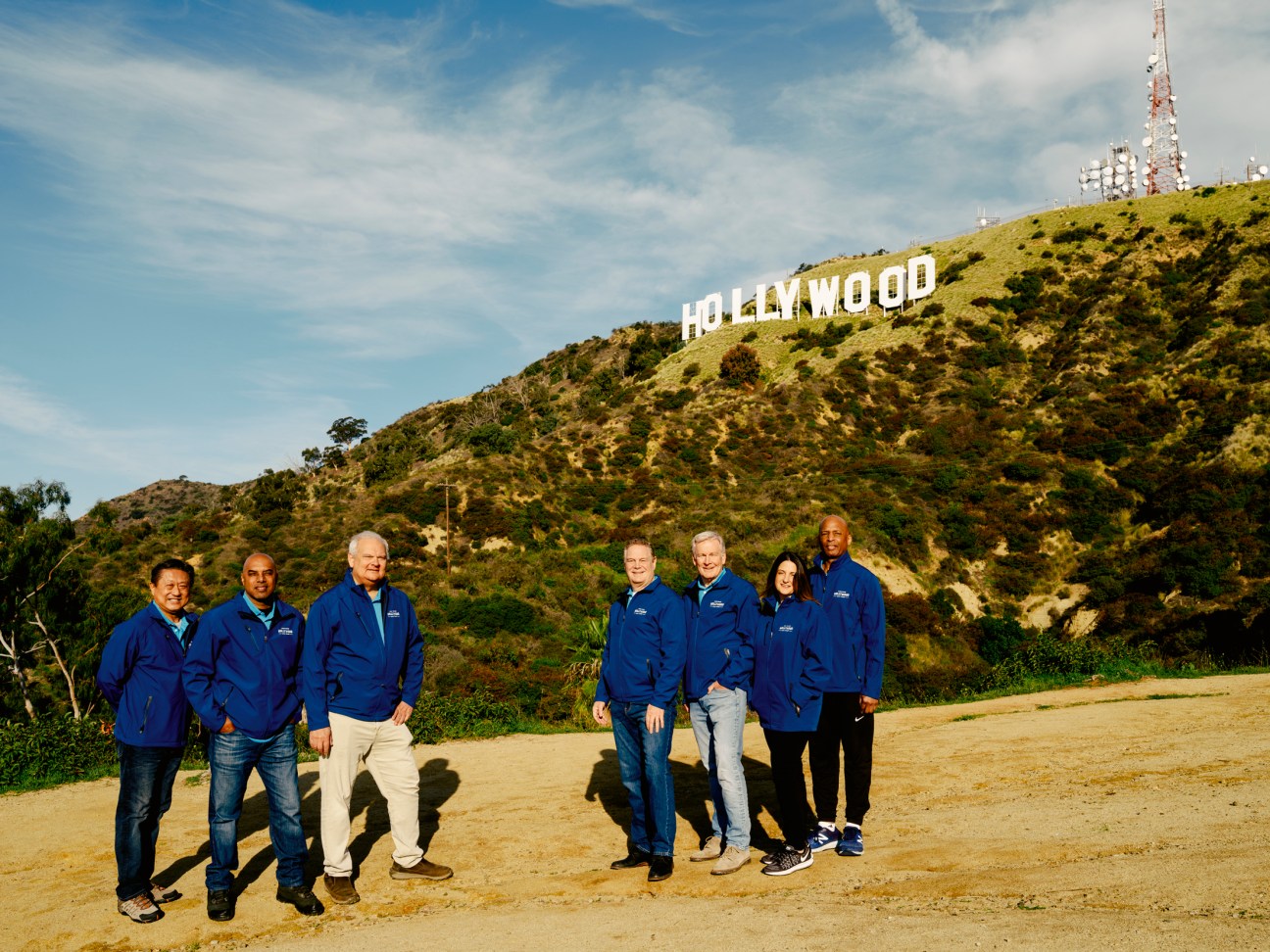 Group photo of the Hollywood Sign Trust members