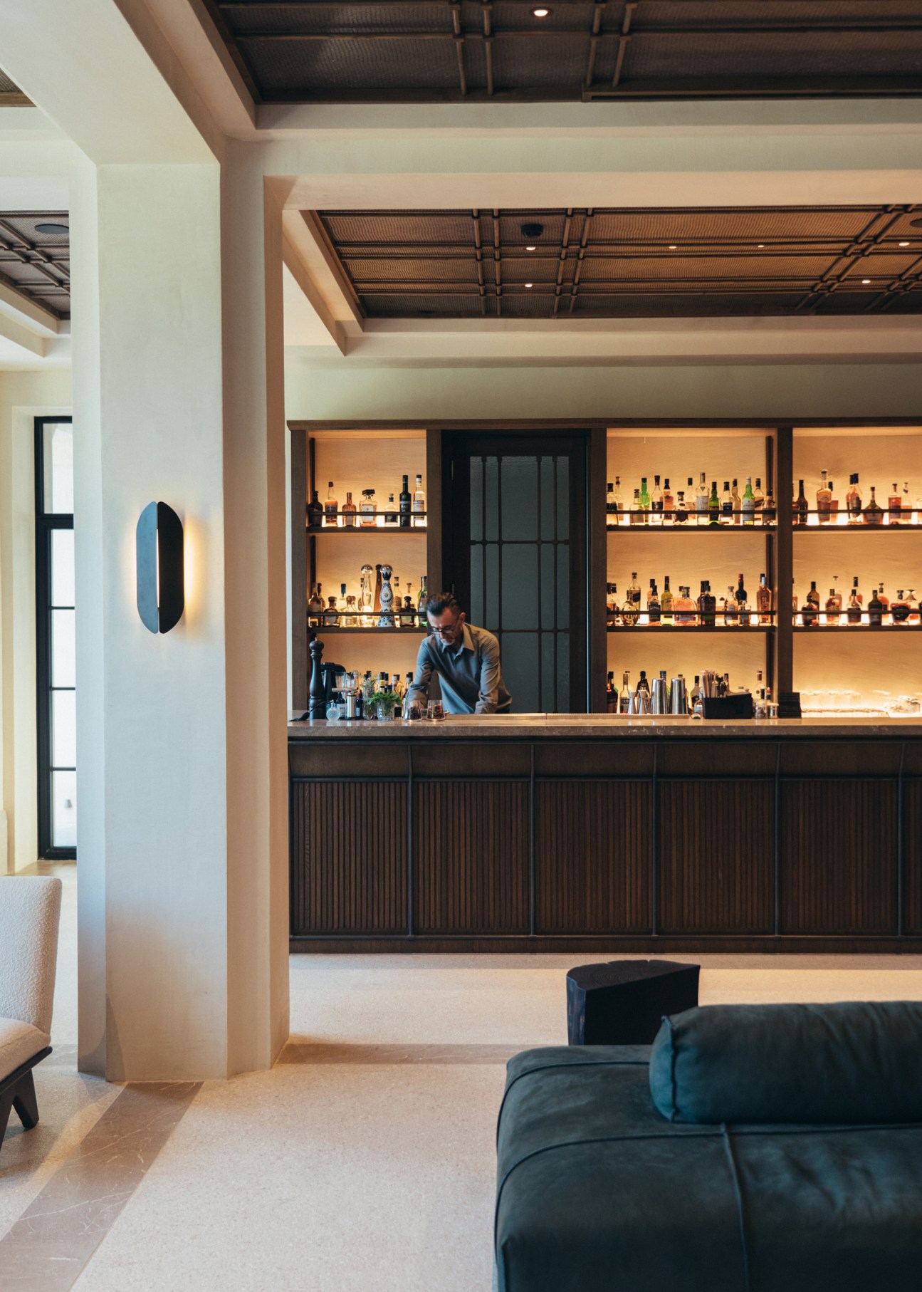 Apothecary-style bar