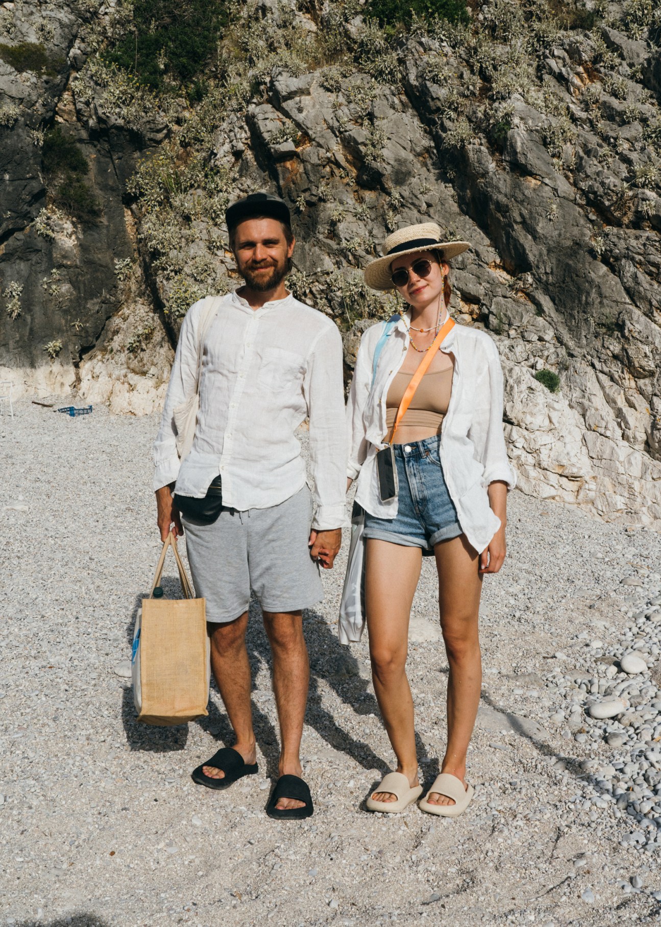 On Gjipe beach