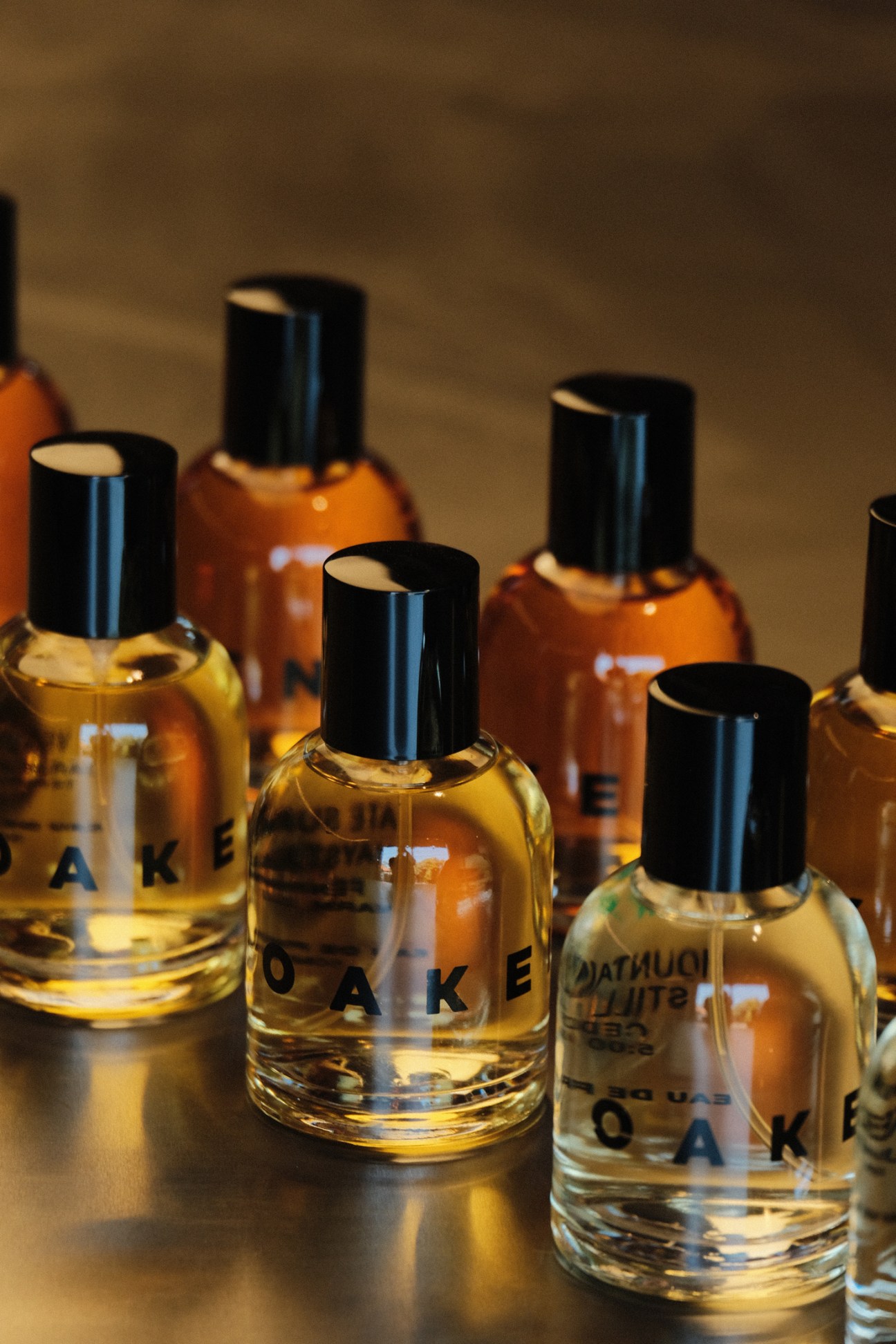 Oaken Lab perfume products in their Jakarta store