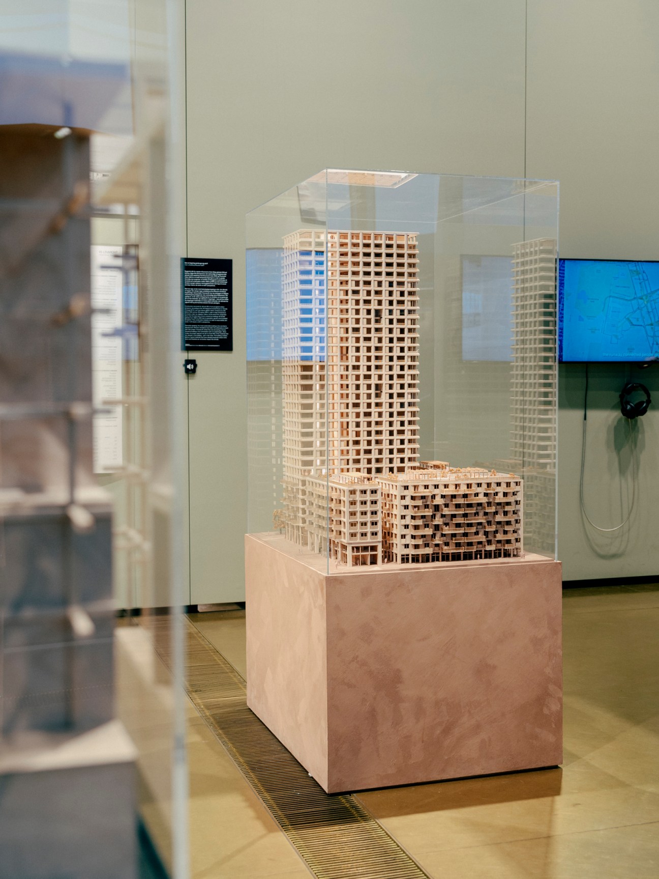 Architectural model showing development project