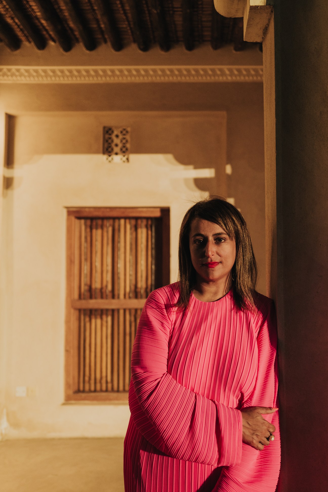 Portrait of Hoor Al Qasimi, art curator and director of the Sharjah Art Foundation