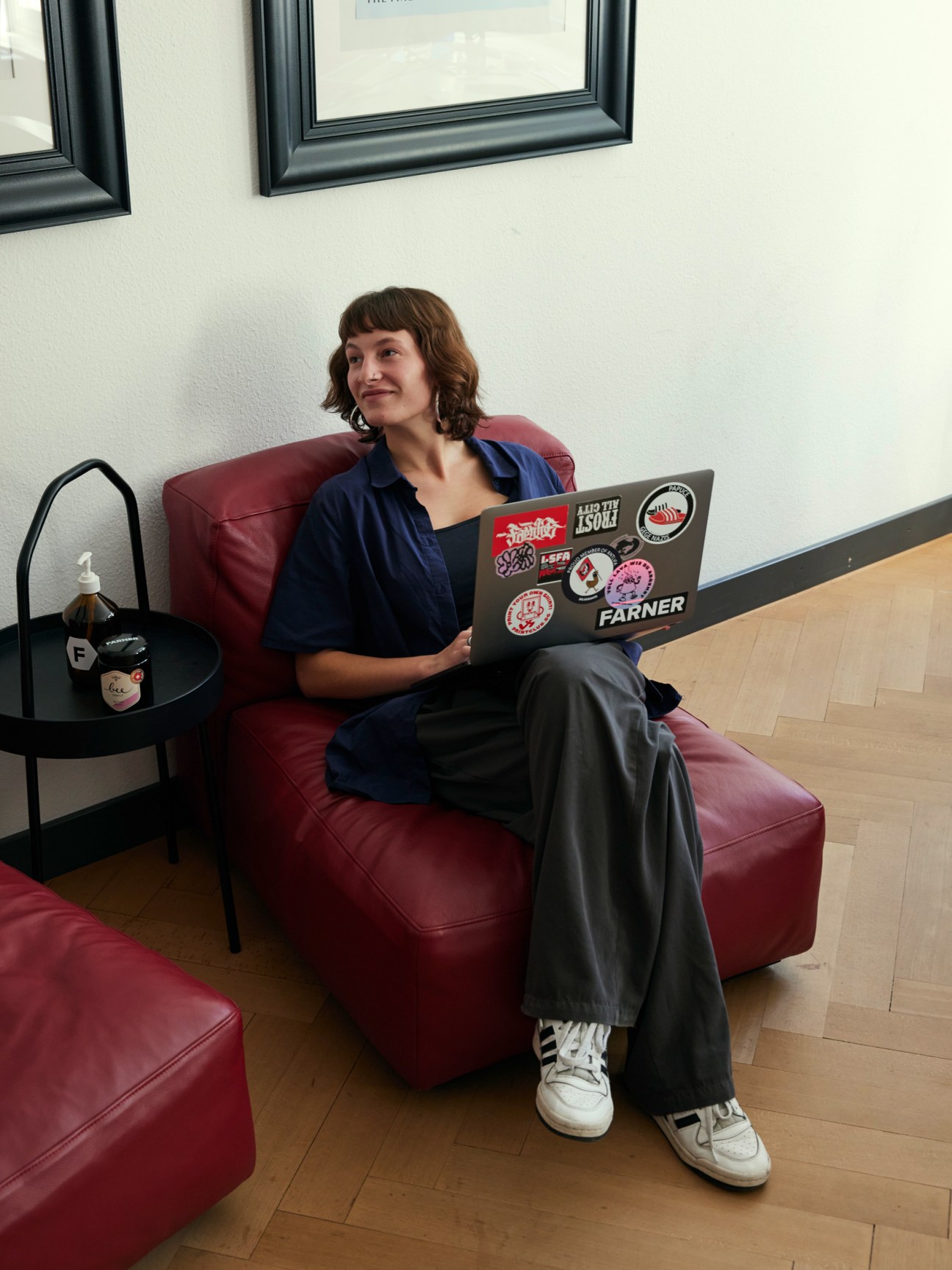 At work in the Farner office