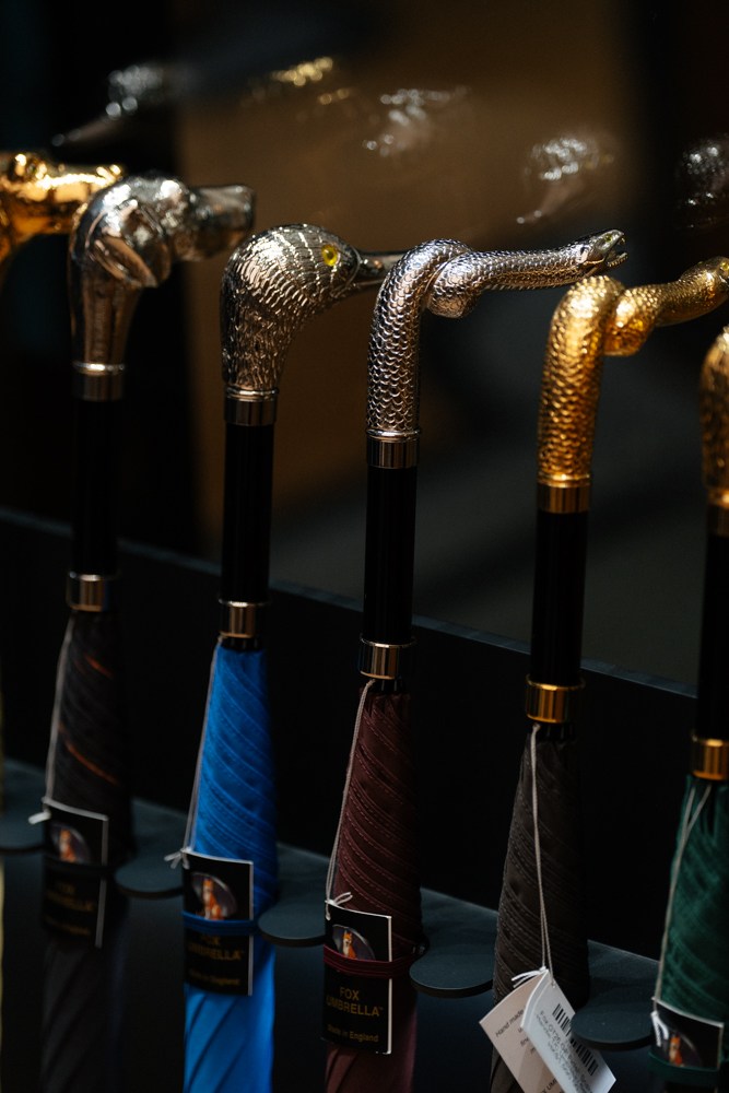 The Armoury’s umbrella selection