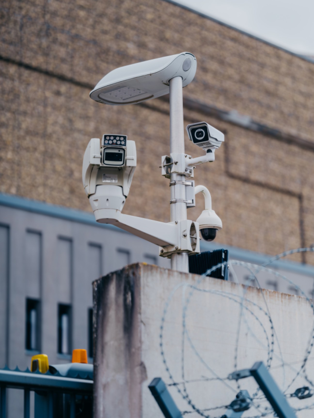 One of the 300 or so security cameras monitoring the Hub