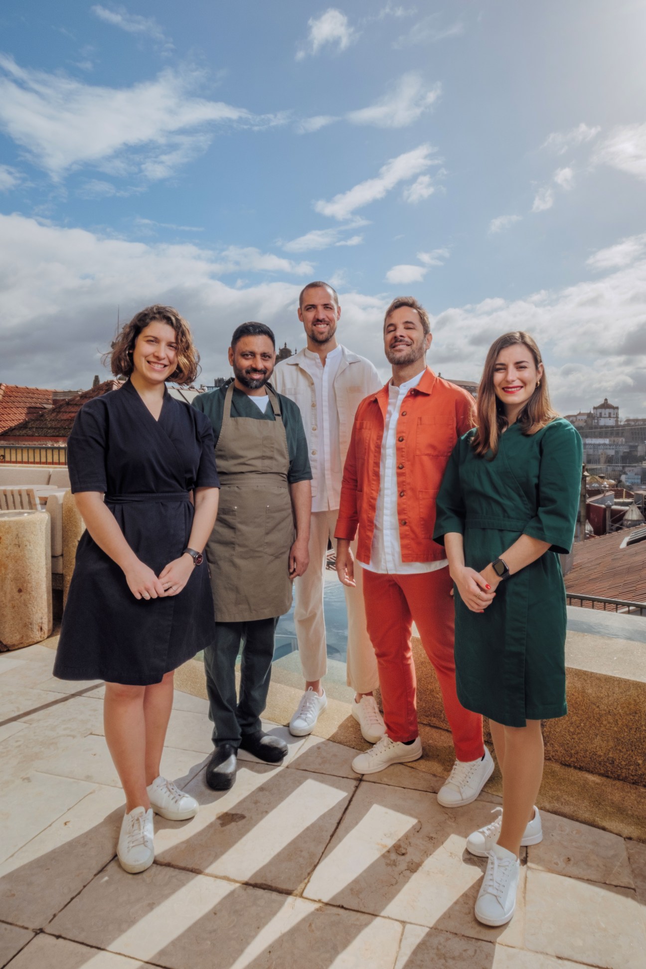 The Largo hotel hemp and cotton uniforms