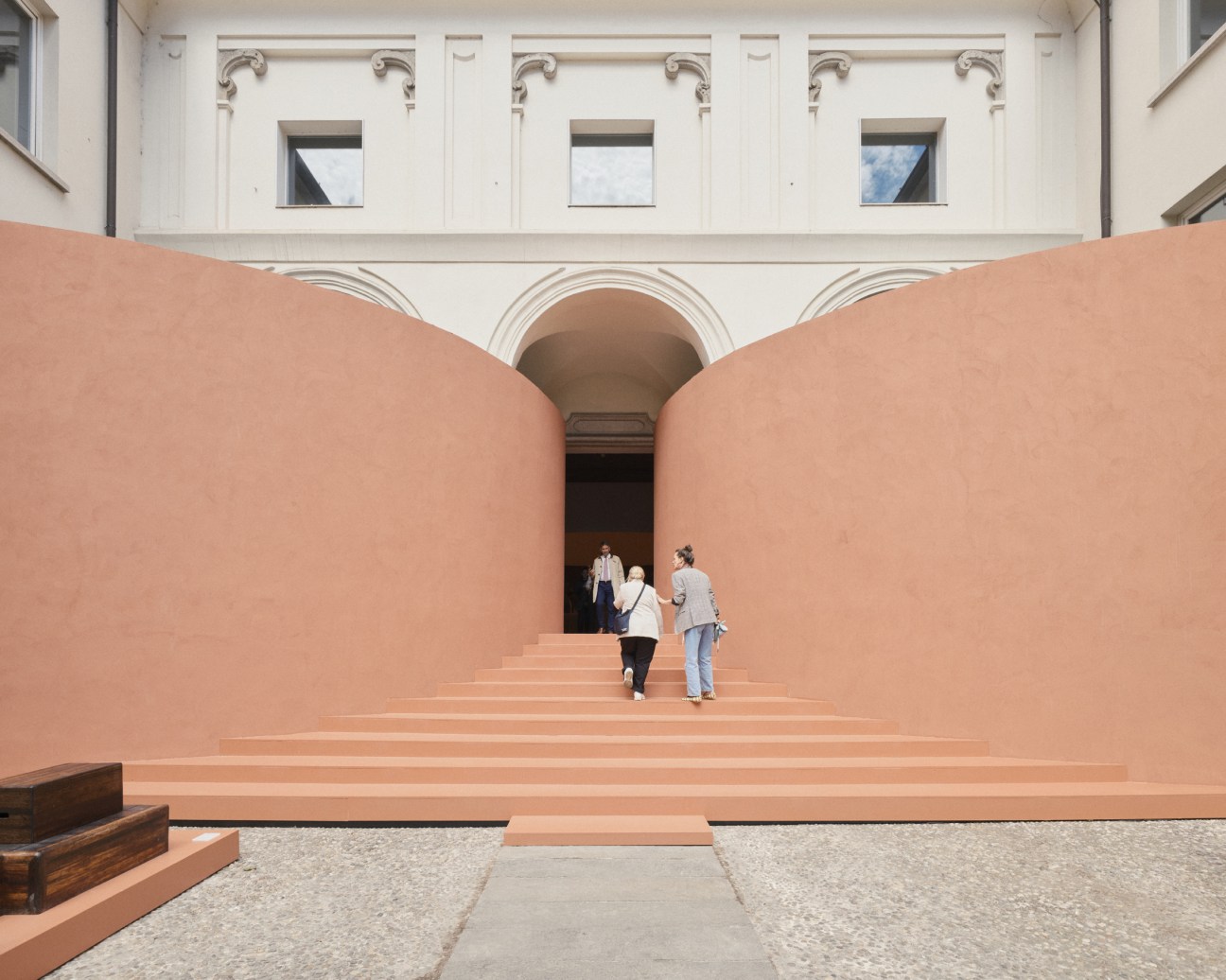 Installation view of Al-Ula residency work