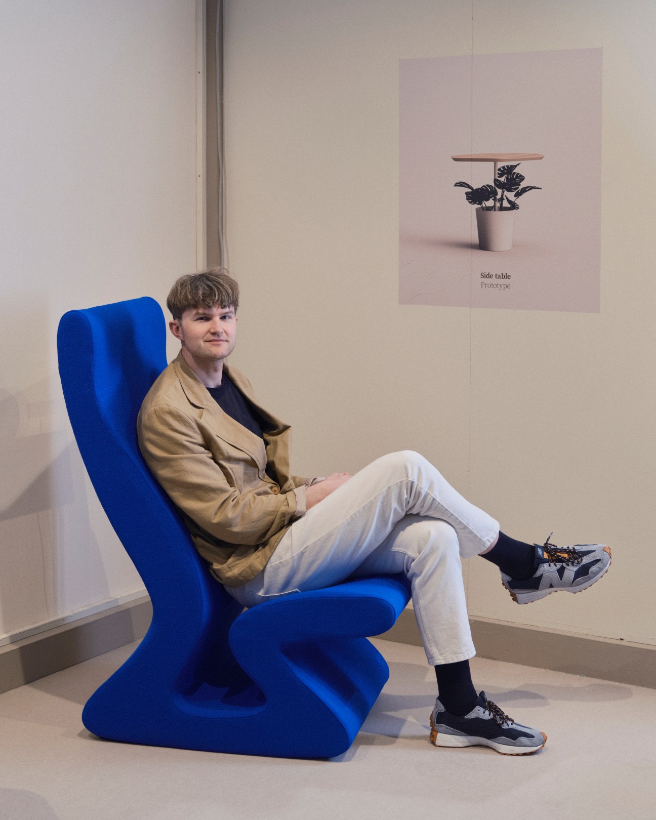 Edvin Klasson’s Arp lounge chair at Salone