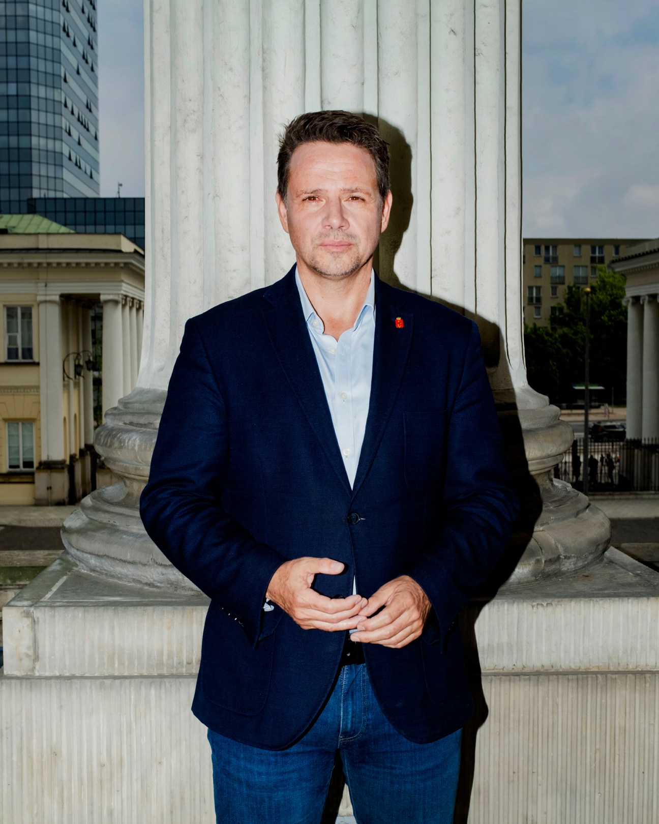 Portrait of Rafał Trzaskowski, mayor of Warsaw