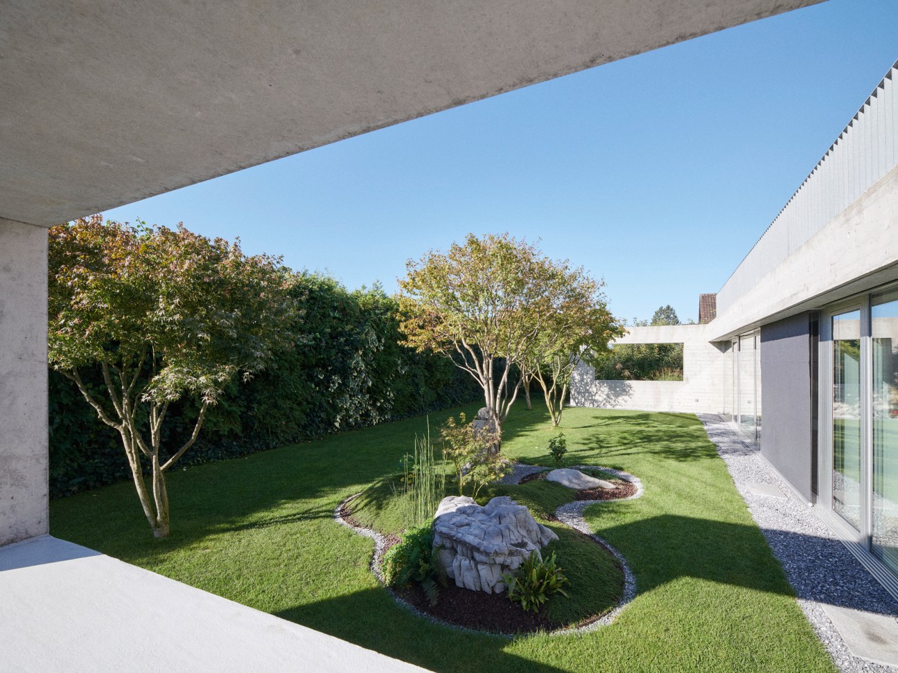 enclosed yard