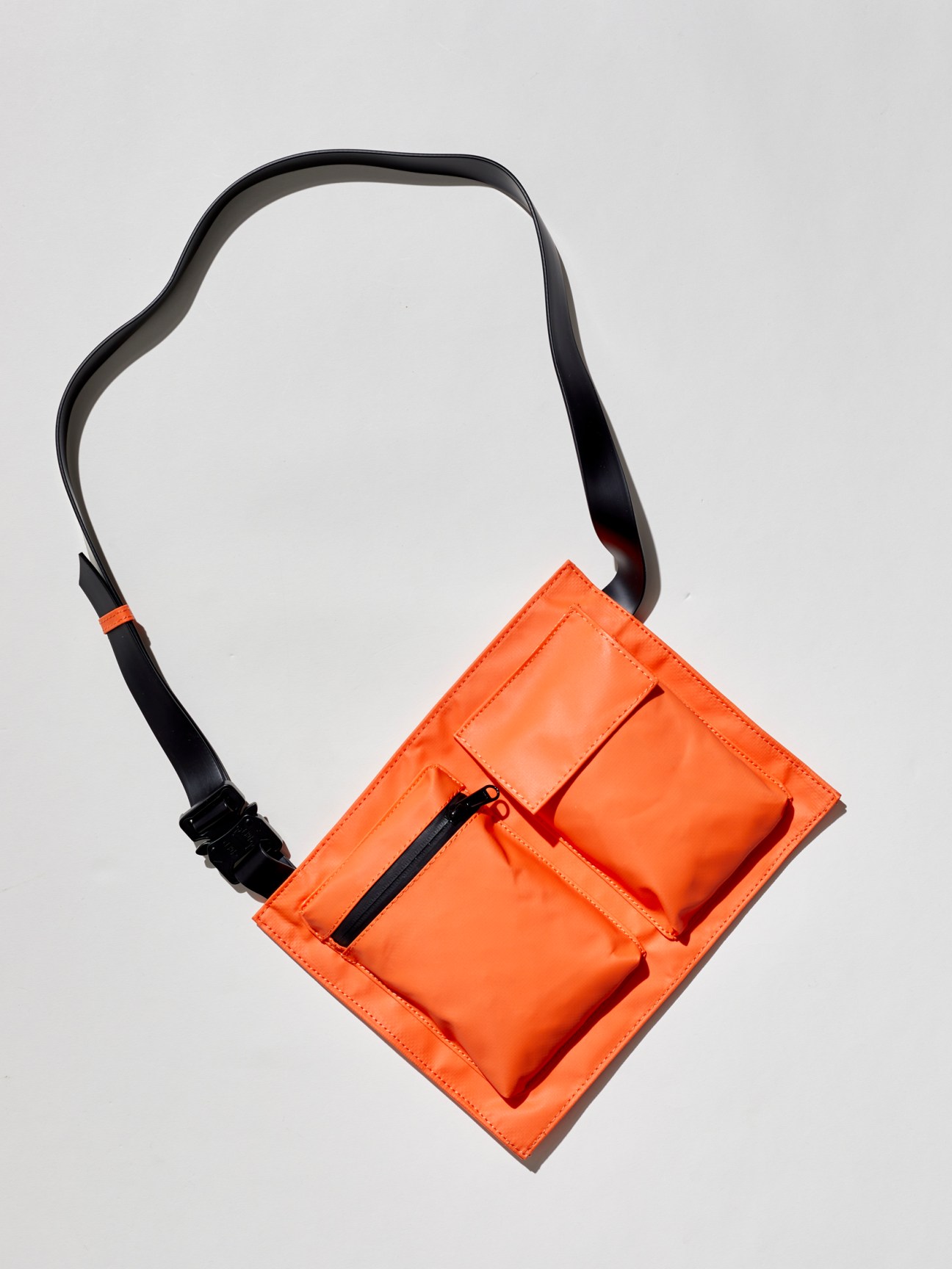 orange bag on white background