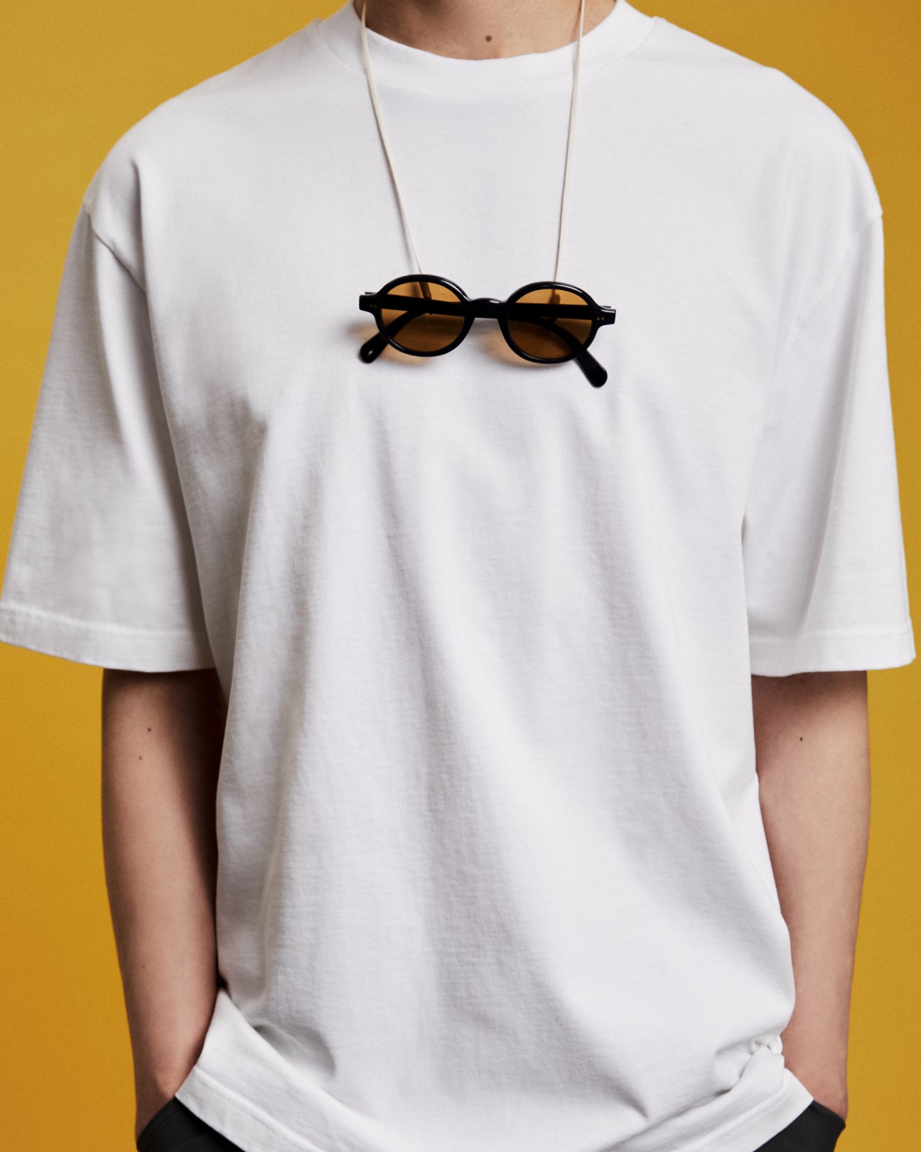 T-shirt by Róhe, trousers by La Paz