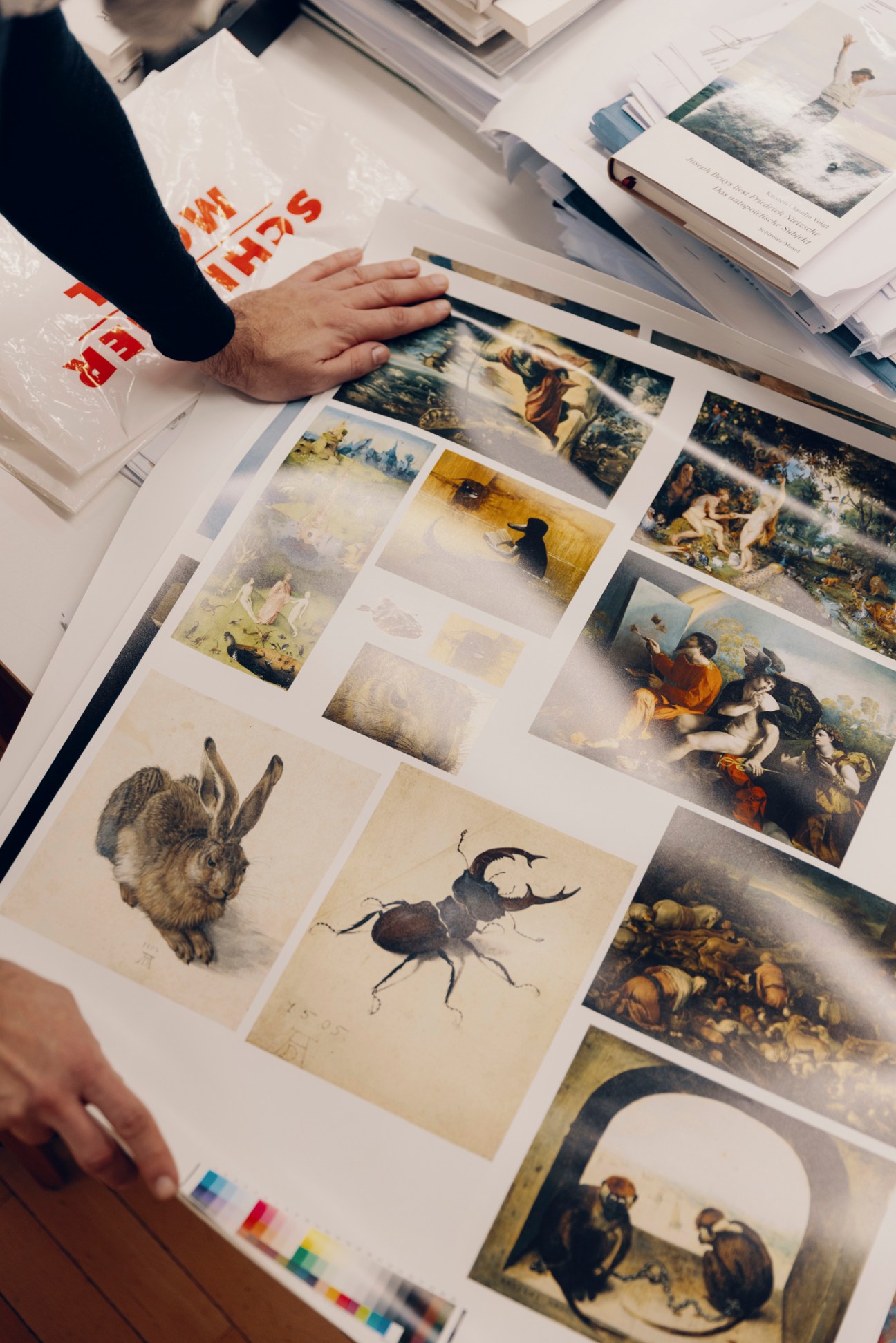 Reviewing proofs for the spring line-up