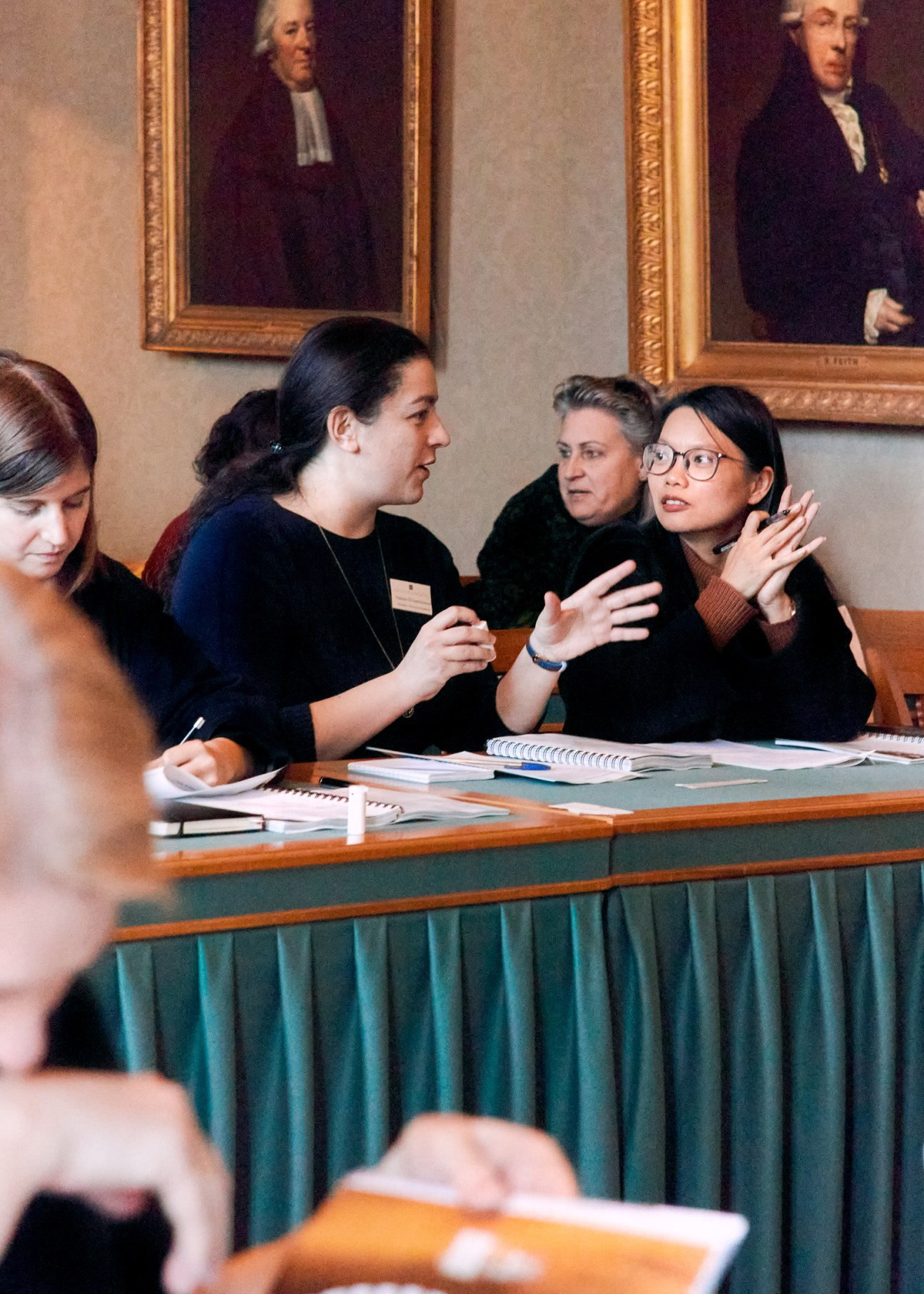 women assessing scents