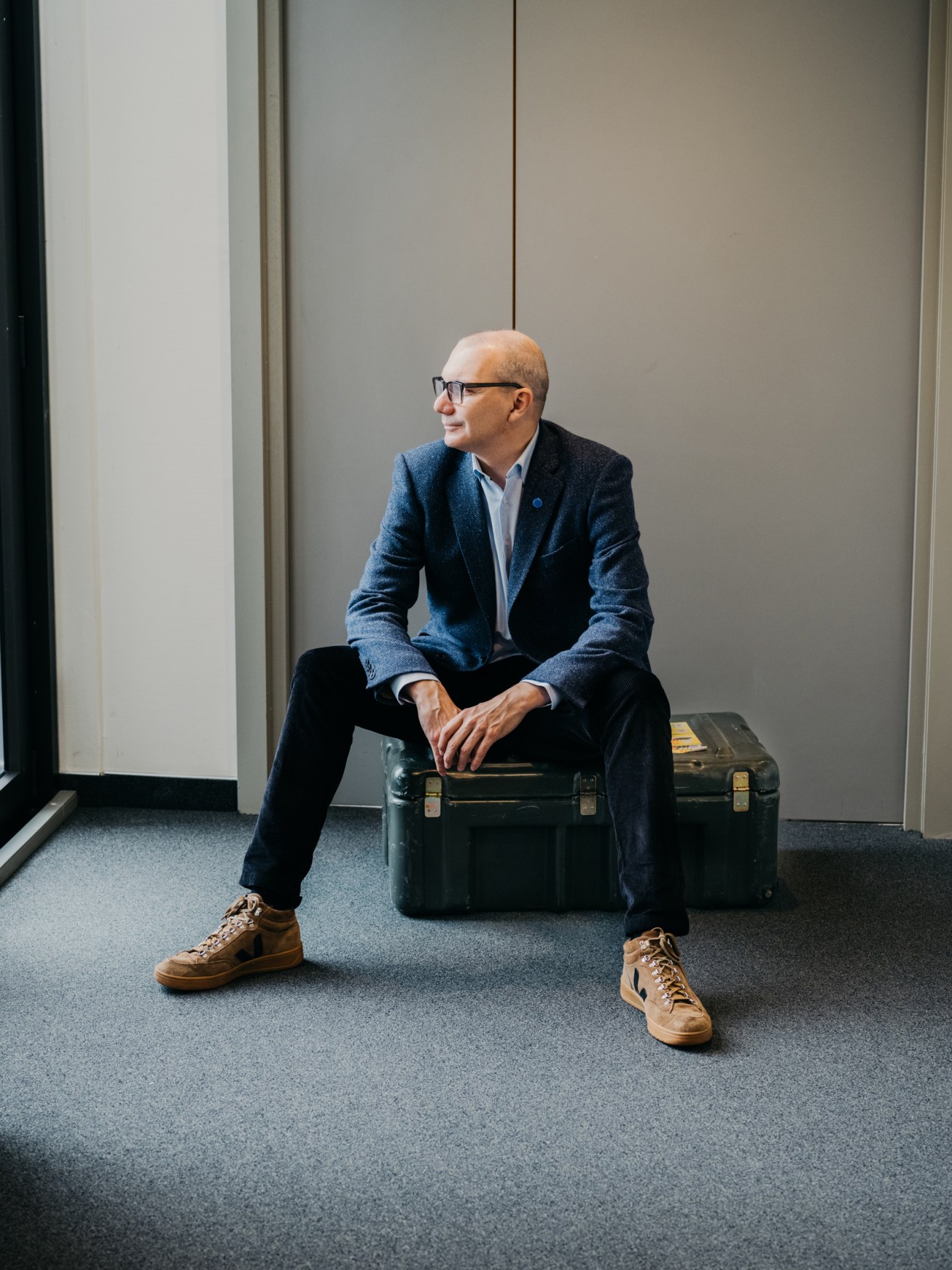 Portrait of French Green MEP David Cormand