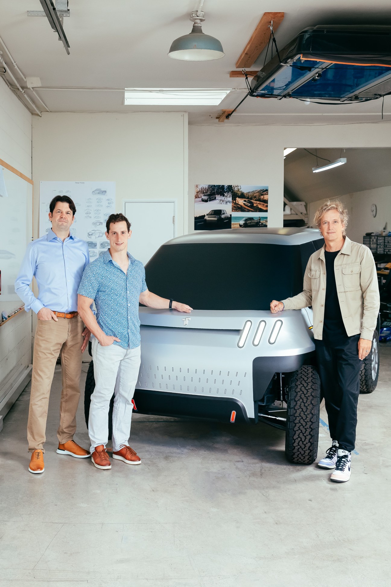 Telo truck with Yves Béhar and co-founders