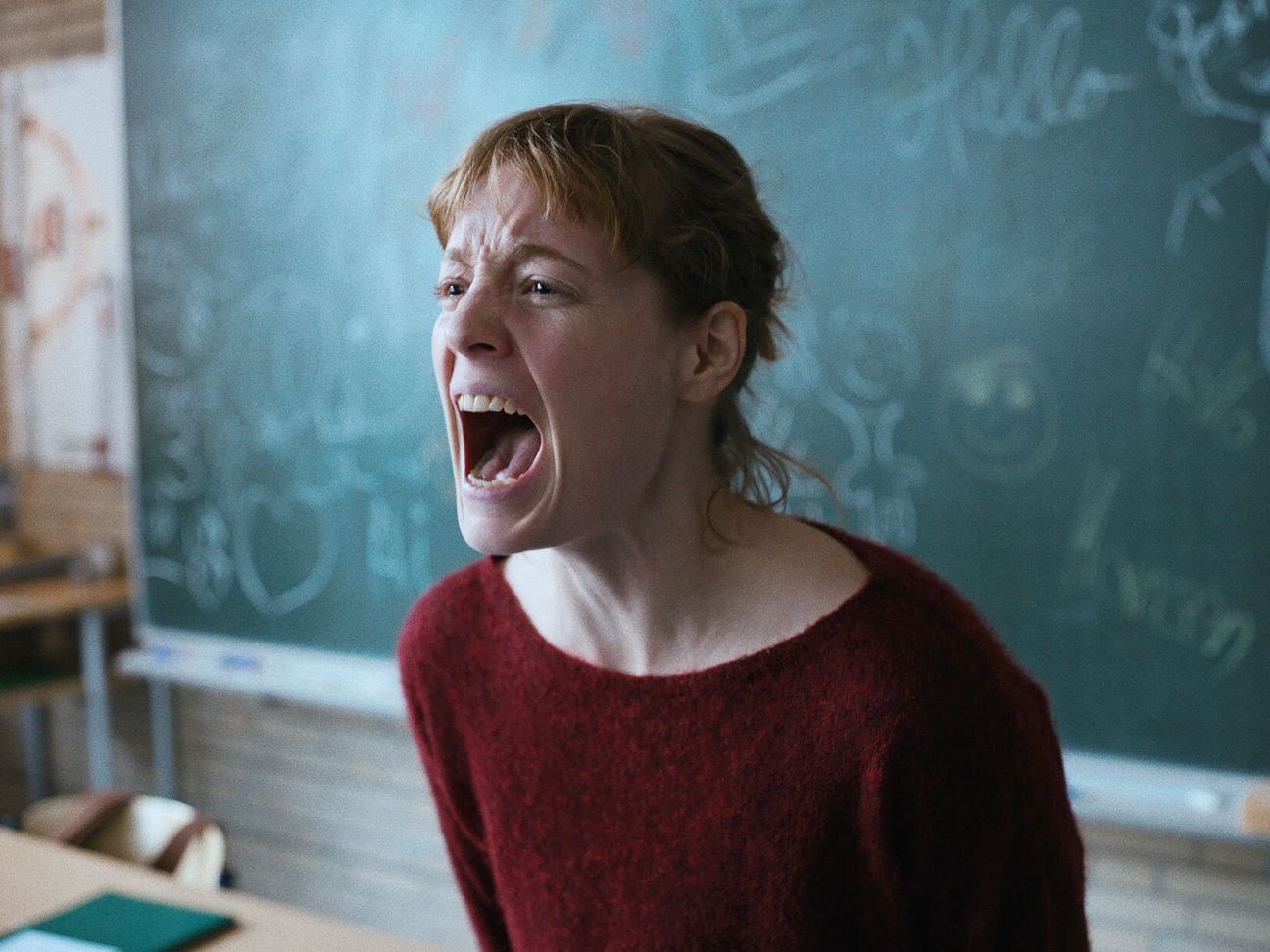 Scene from The Teacher's Lounge film