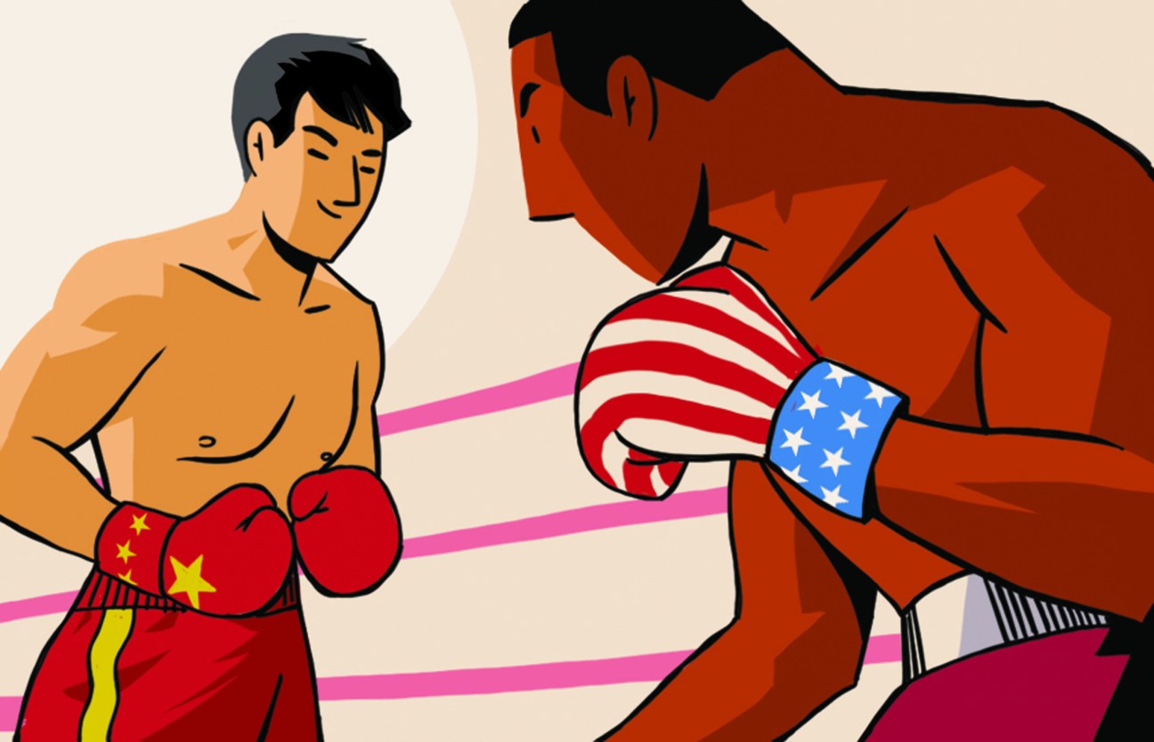 Taiwan and US semiconductor tension visual