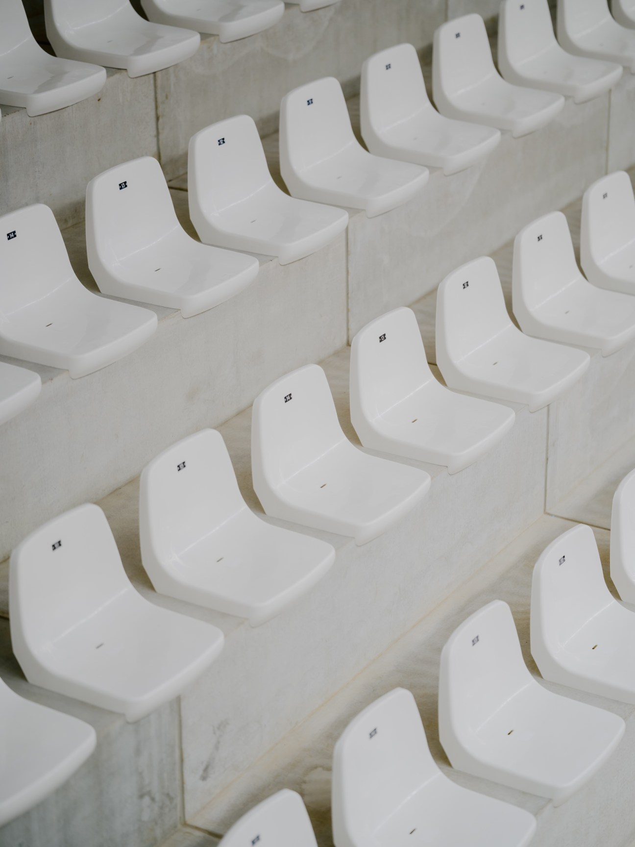 white seats