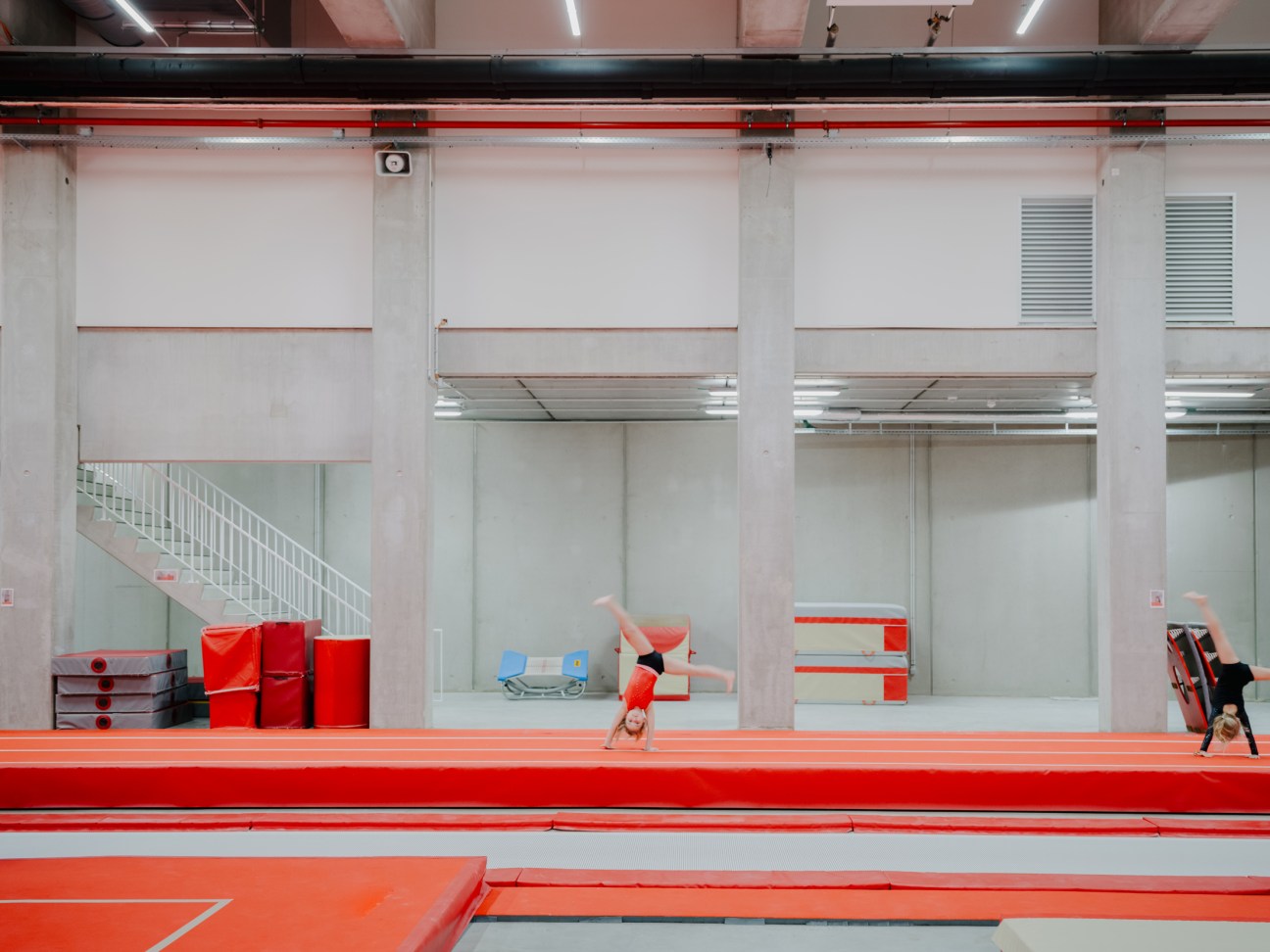 Gymnastics class
