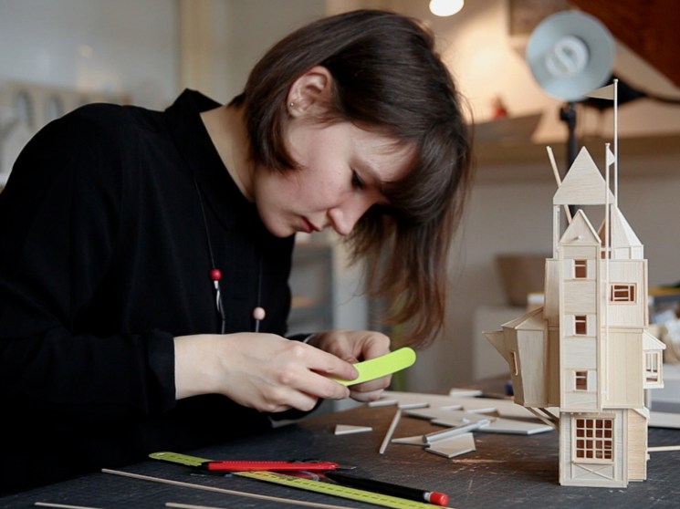 Animator at work.