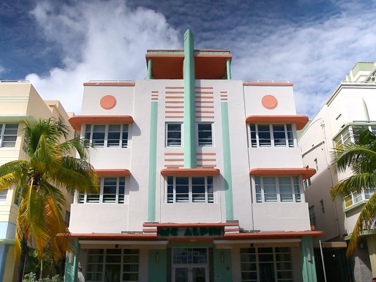 Art deco house in Miami.