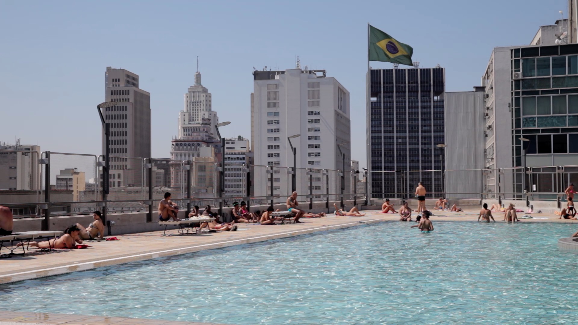 Rooftop pool in the Centro.