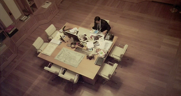 man at desk