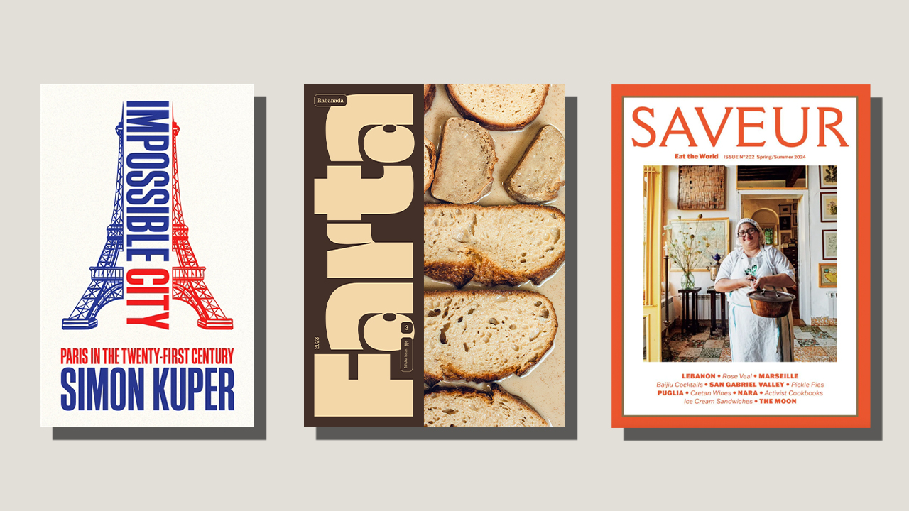Simon Kuper’s new book on Paris, food titles at Salone del Mobile and the return of ‘Saveur’