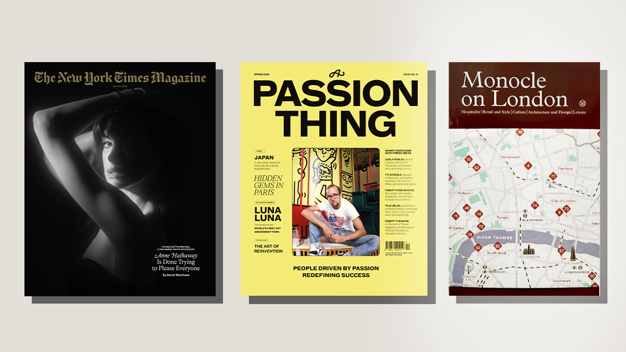 The art of interviewing, a magazine about passion and Monocle x Gucci