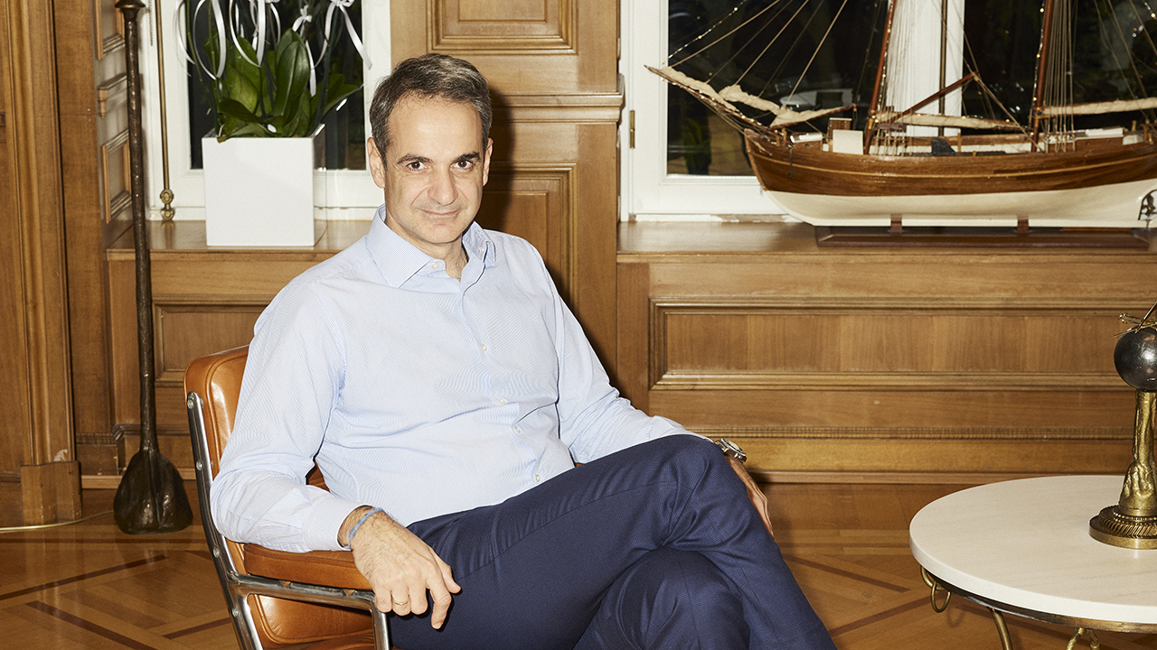 Greek prime minister, Kyriakos Mitsotakis