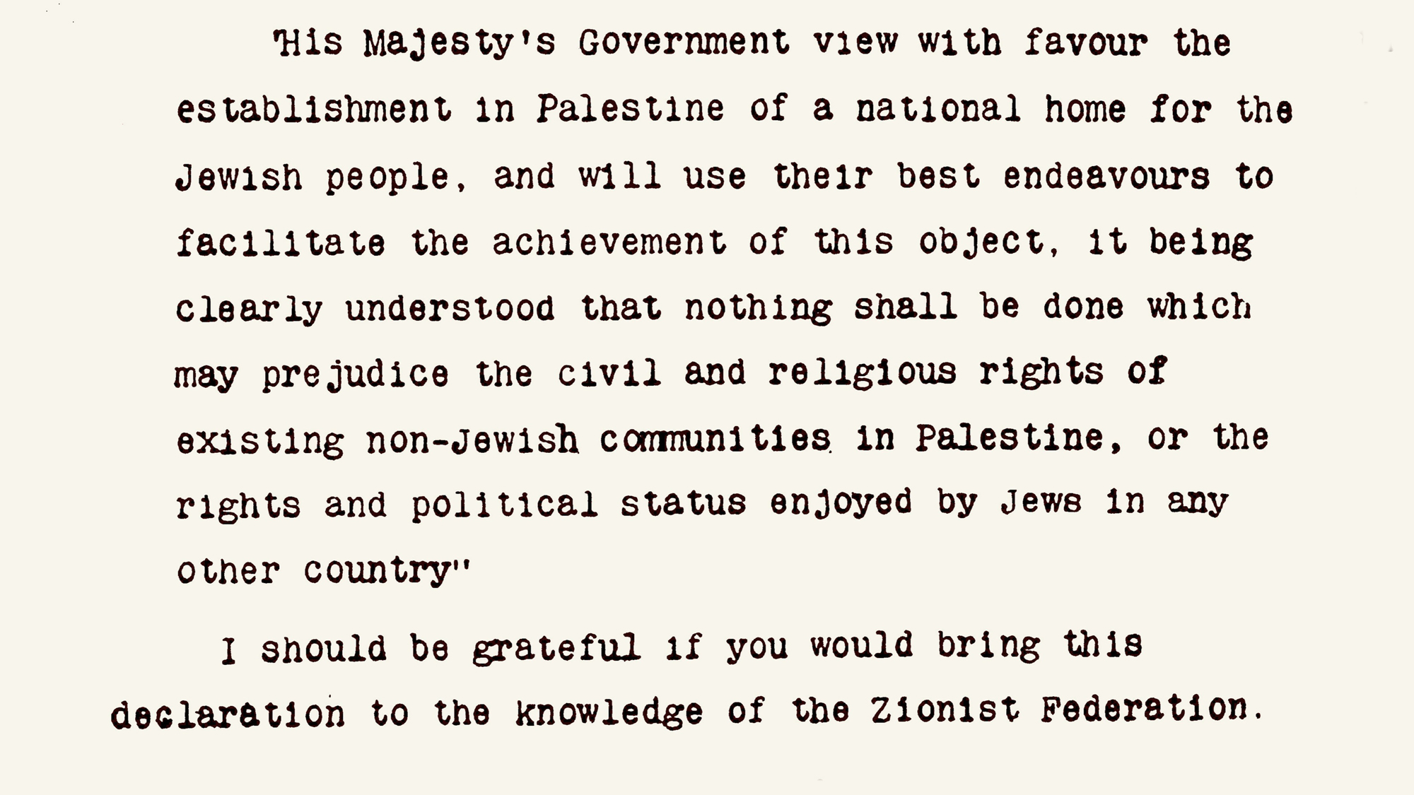 Explainer 89: What is the Balfour Declaration?