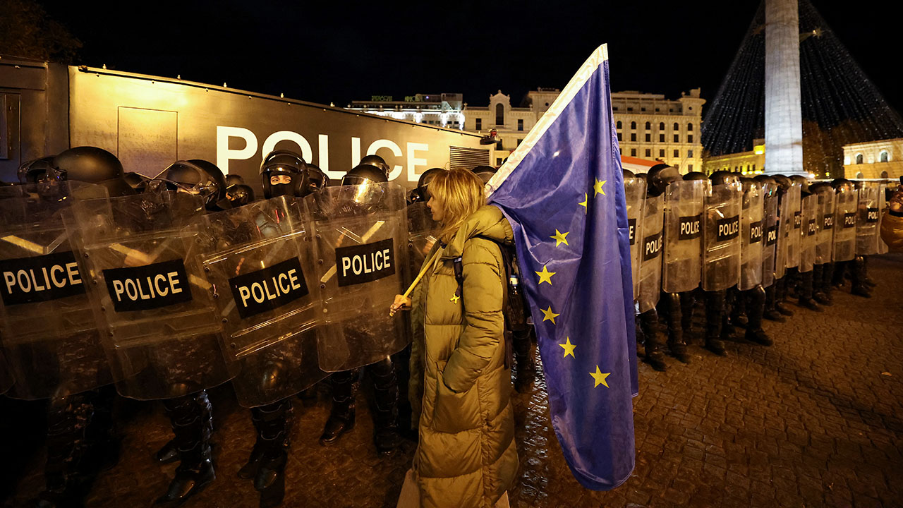 Protests continue in Georgia