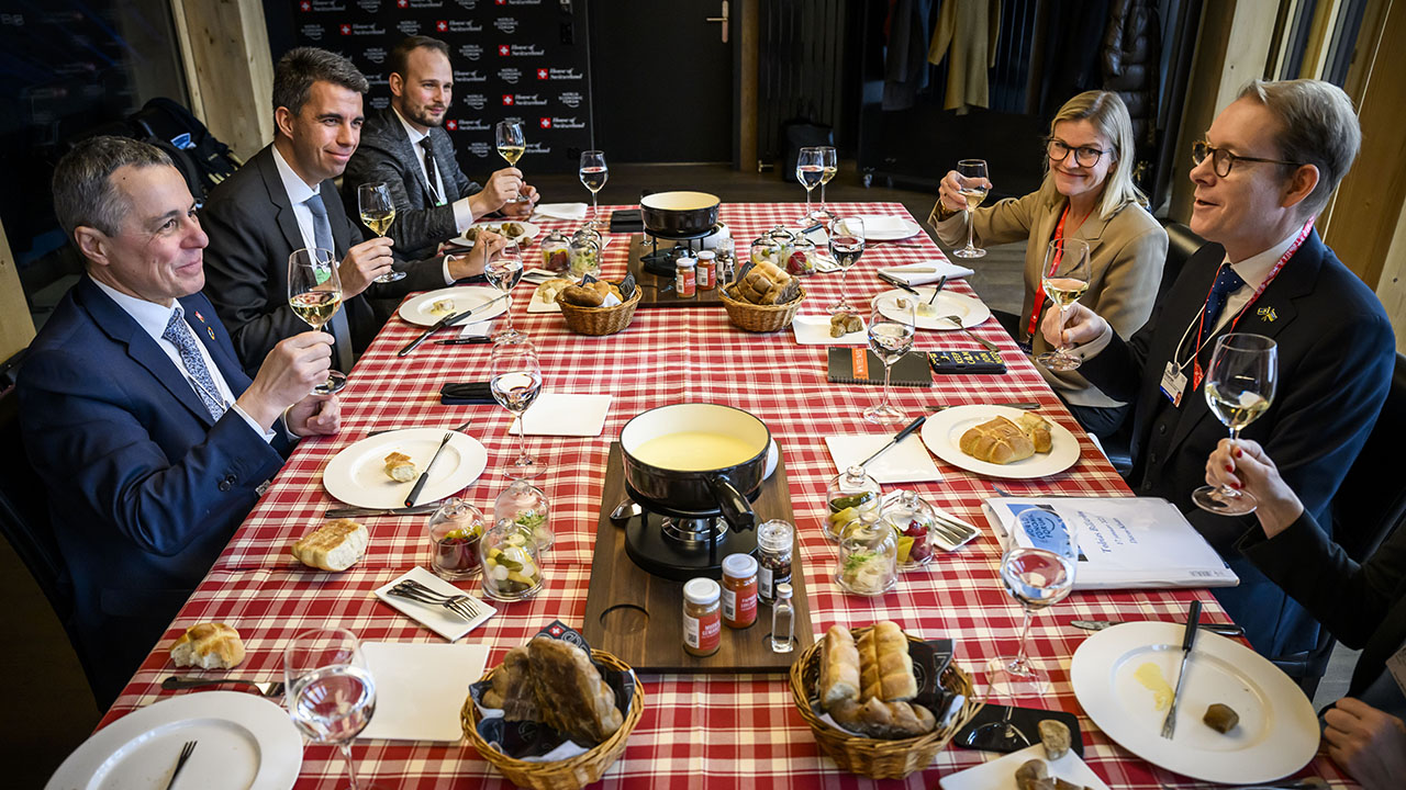 What’s on the menu in Davos?