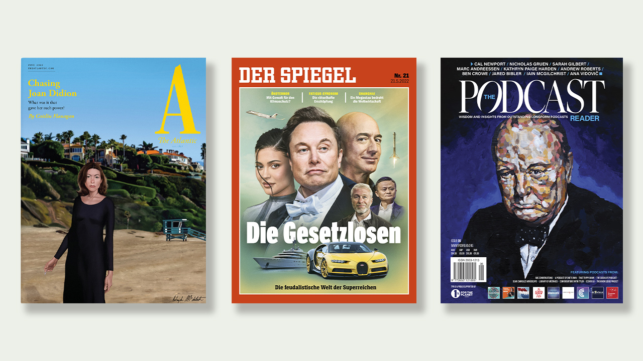 ‘The Atlantic’, ‘Der Spiegel’ and ‘The Podcast Reader’