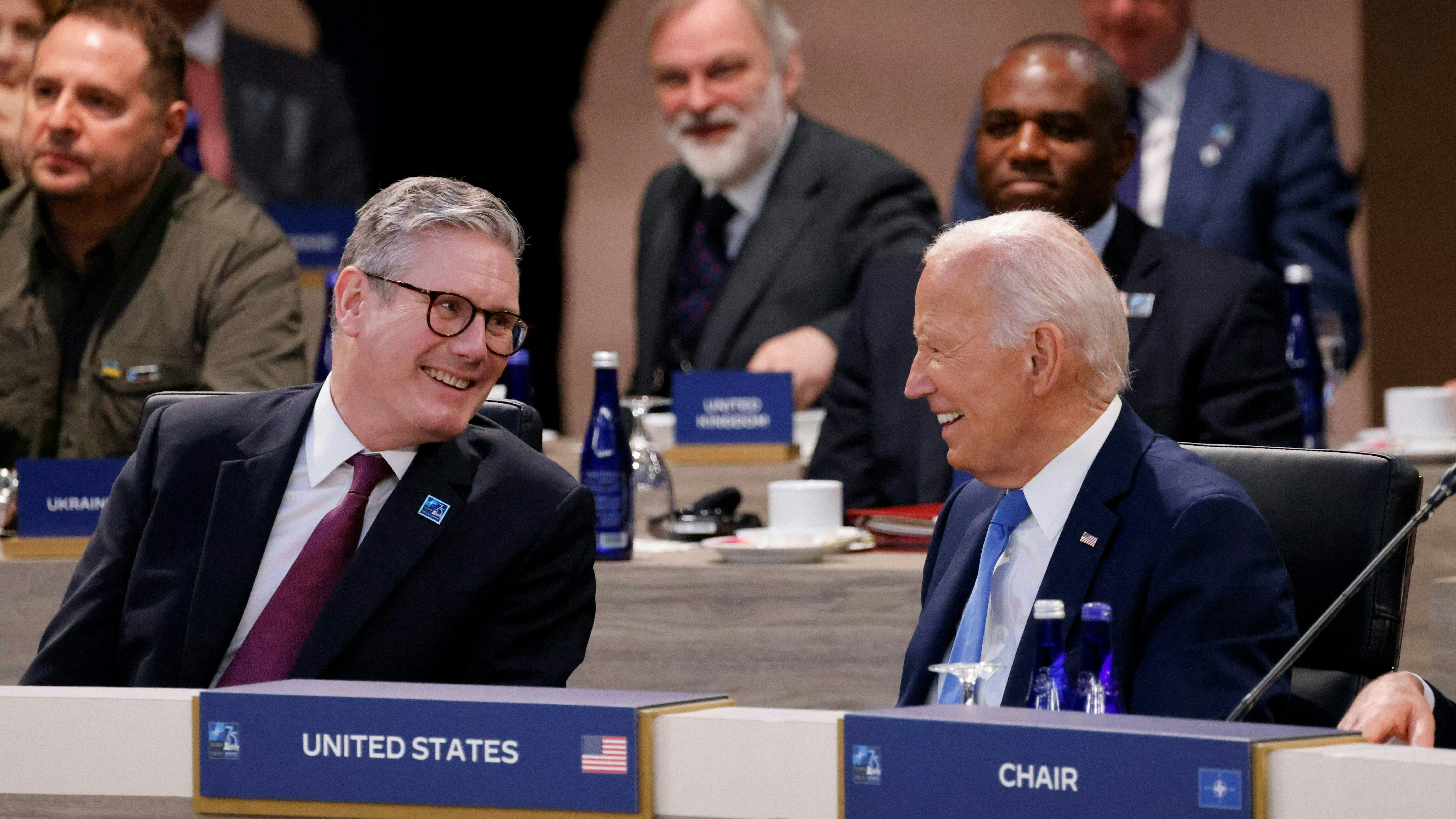 Starmer meets Biden and Thailand’s new prime minister makes her first speech to parliament