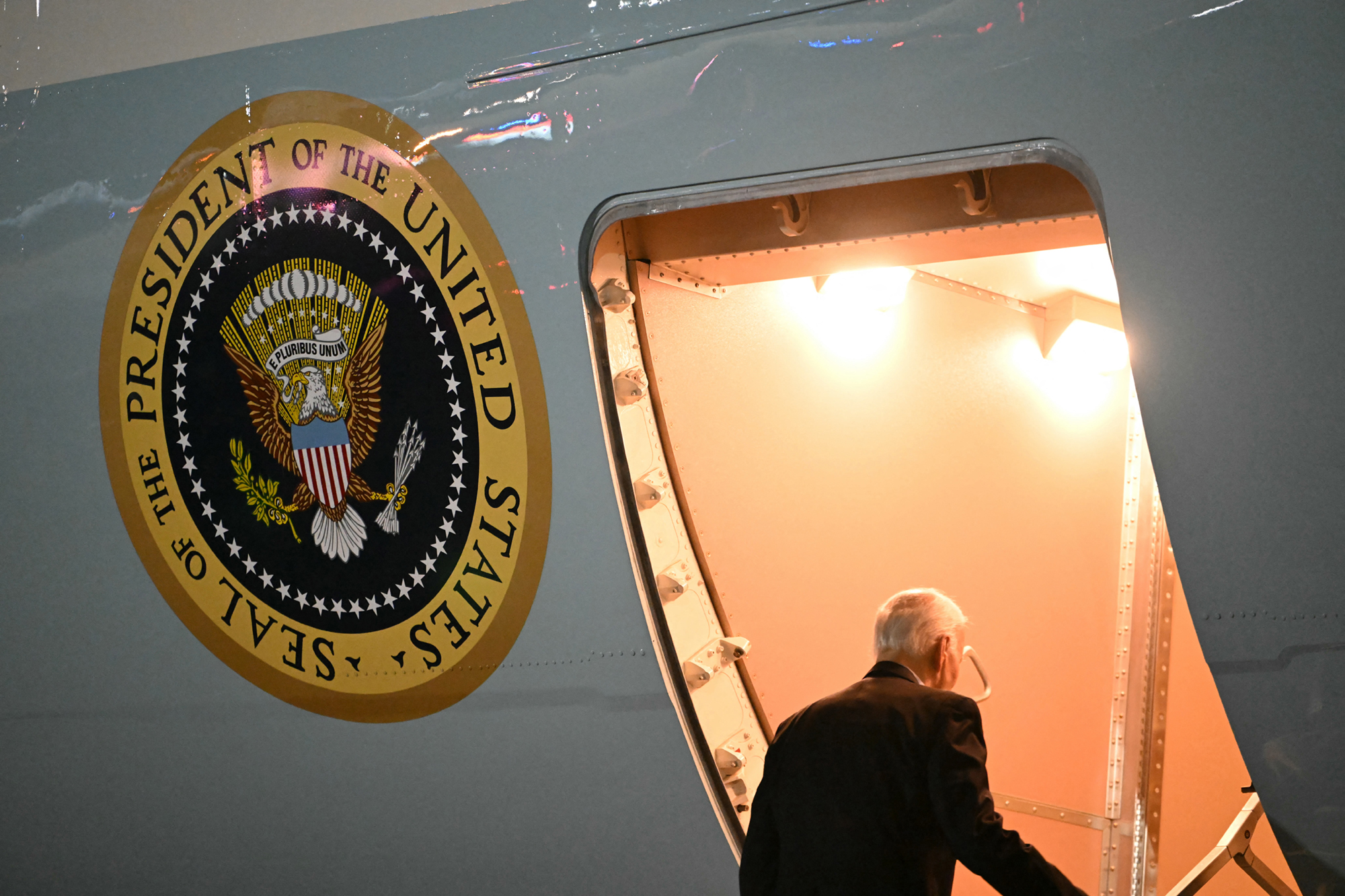 Joe Biden touches down in Angola