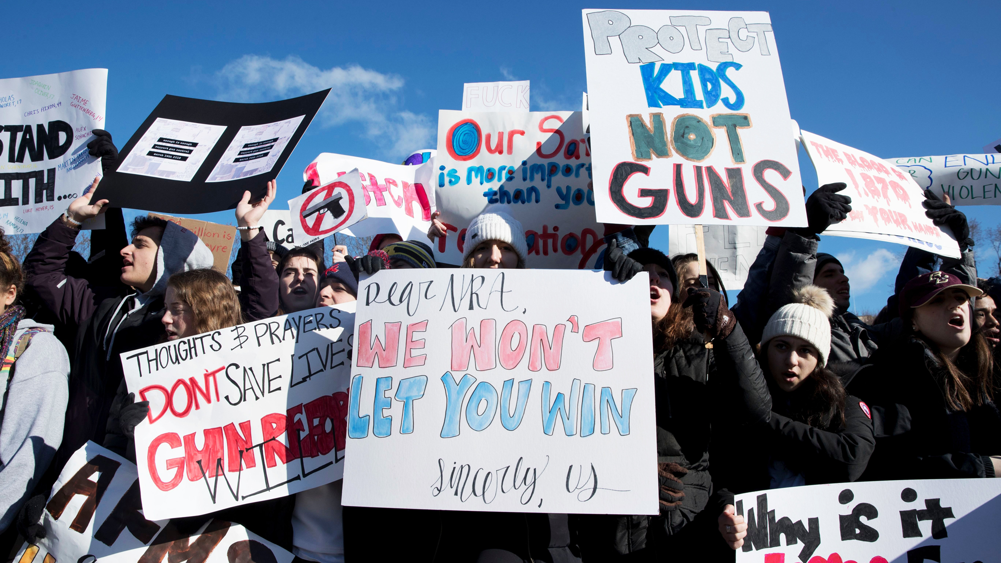 Dropping the gun?